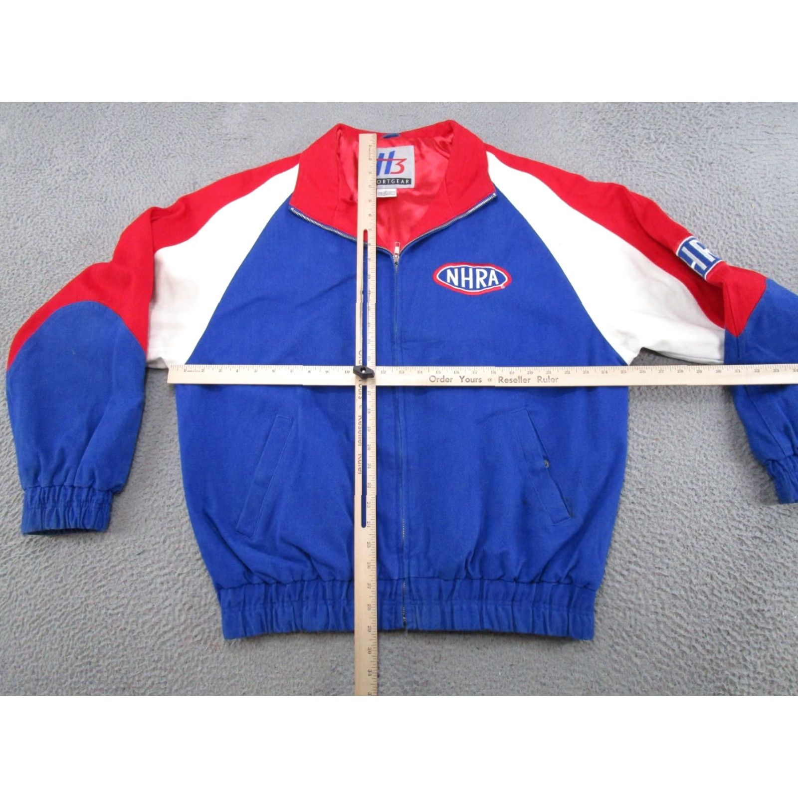 Vintage VINTAGE NHRA JACKET Men Bomber Jacket NHRA Size L Blue 90s Racing Logo Size US L / EU 52-54 / 3 - 7 Thumbnail