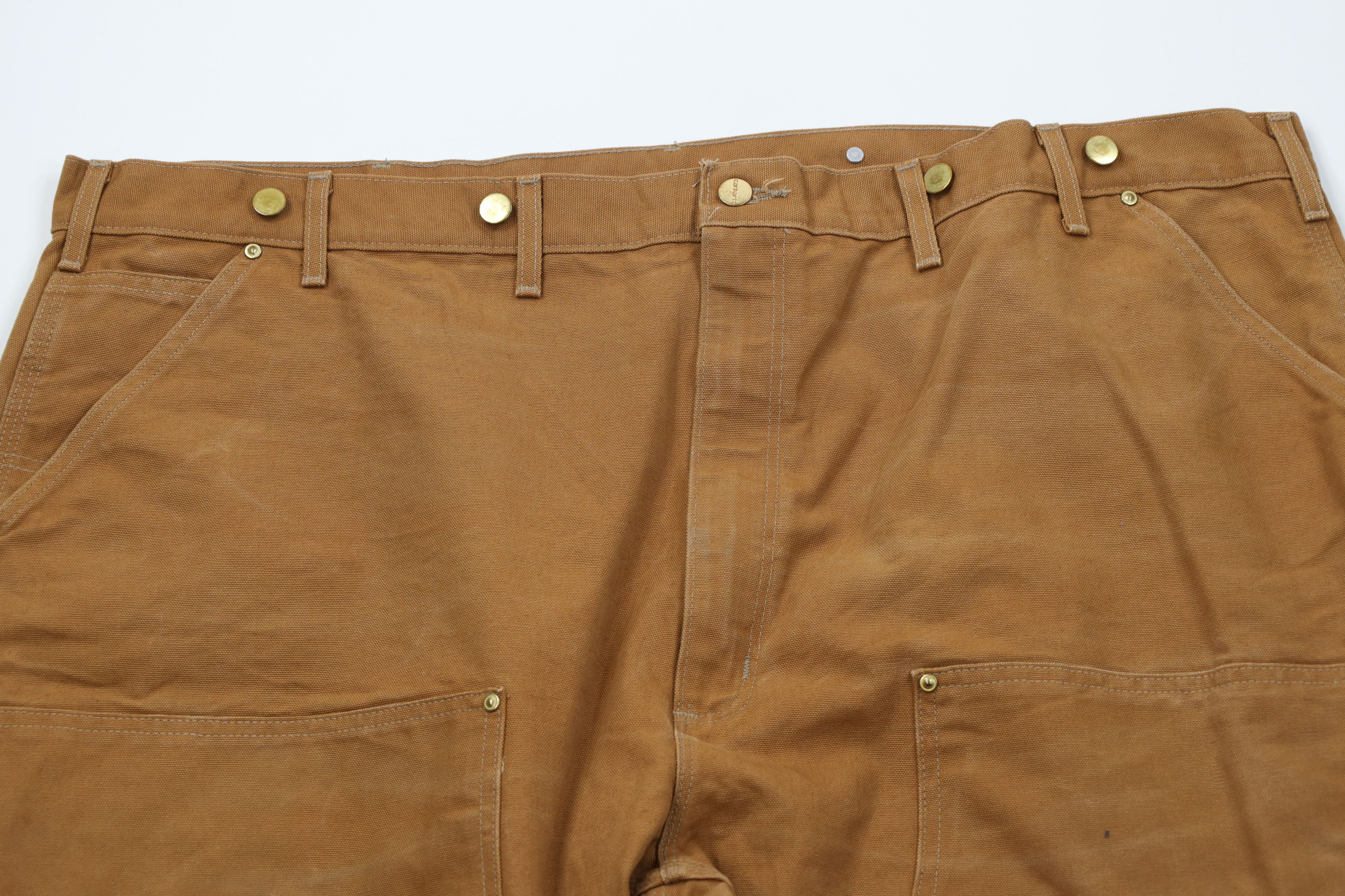 Carhartt Vintage Y2K Carhartt Canvas Wide Leg Pants Duck Brown USA Size US 44 / EU 60 - 2 Thumbnail
