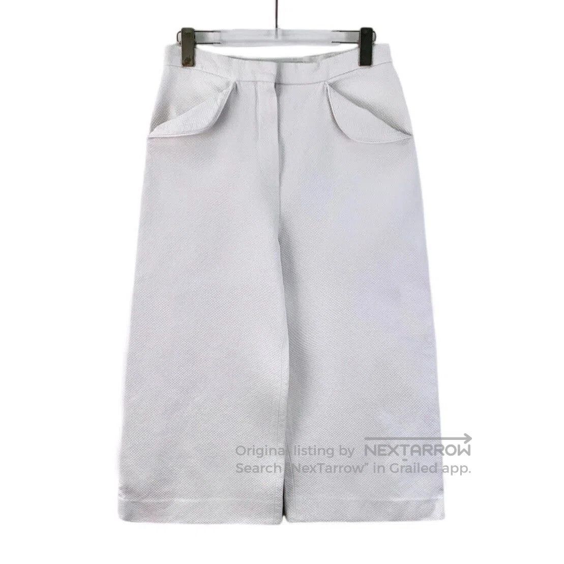 Dior dior white cotton wide-leg jeans. Size US 38 / EU 54 - 1 Thumbnail