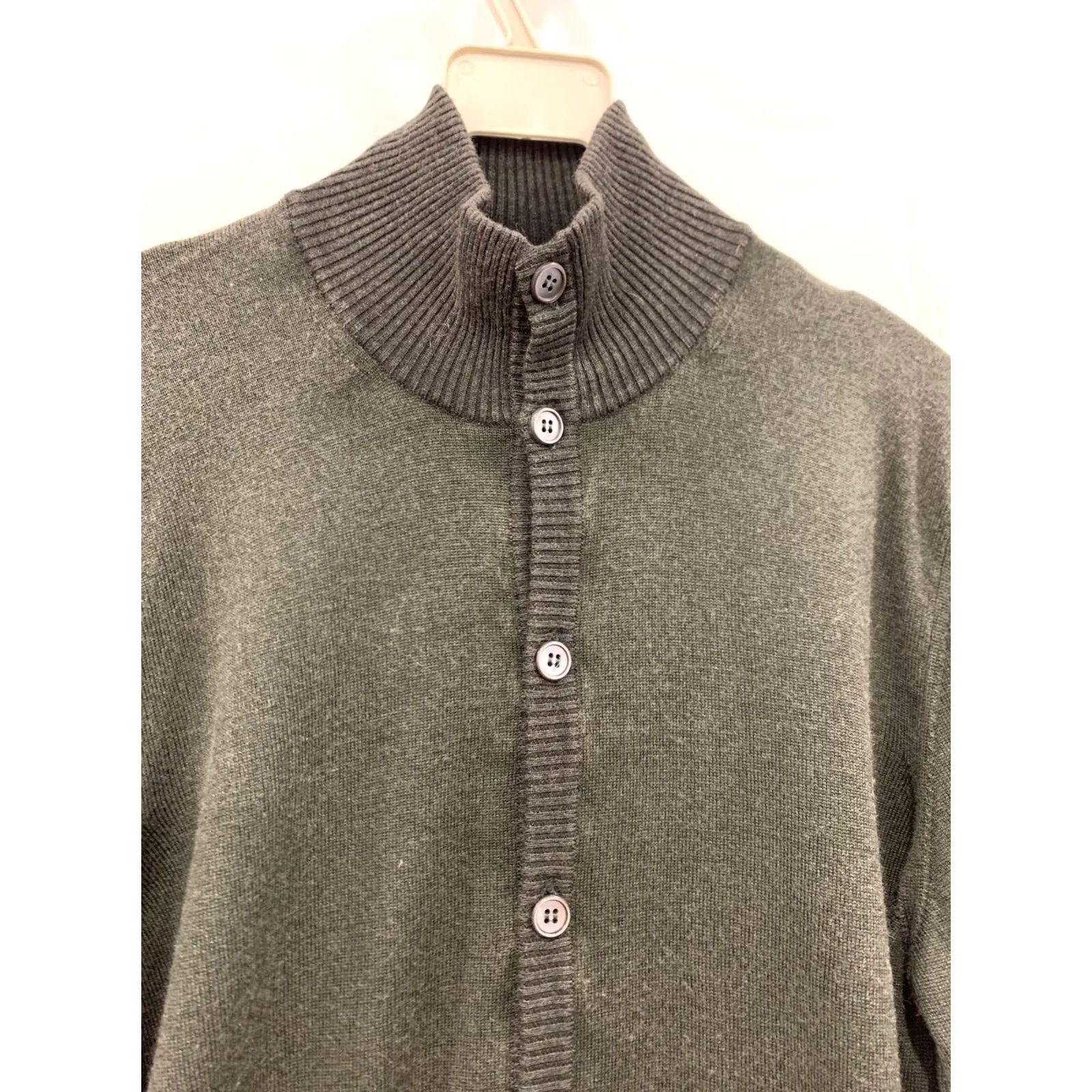 Corneliani Corneliani ID Cardigan Sweater Men M Green Wool Silk Linen Full Button #rm Size US M / EU 48-50 / 2 - 5 Thumbnail