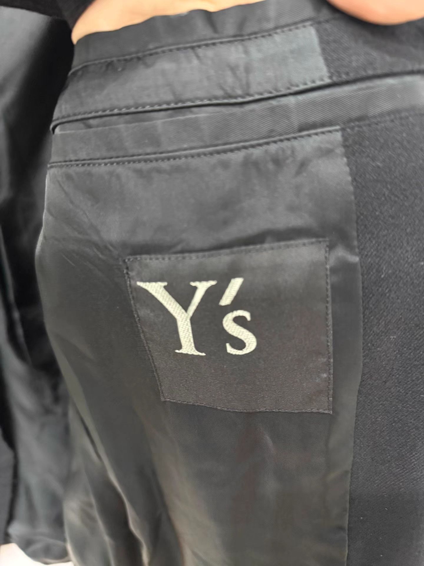 Yohji Yamamoto Yohji Yamamoto Y's for men Leather Paneled Wool Blazer K20 Size US L / EU 52-54 / 3 - 6 Thumbnail