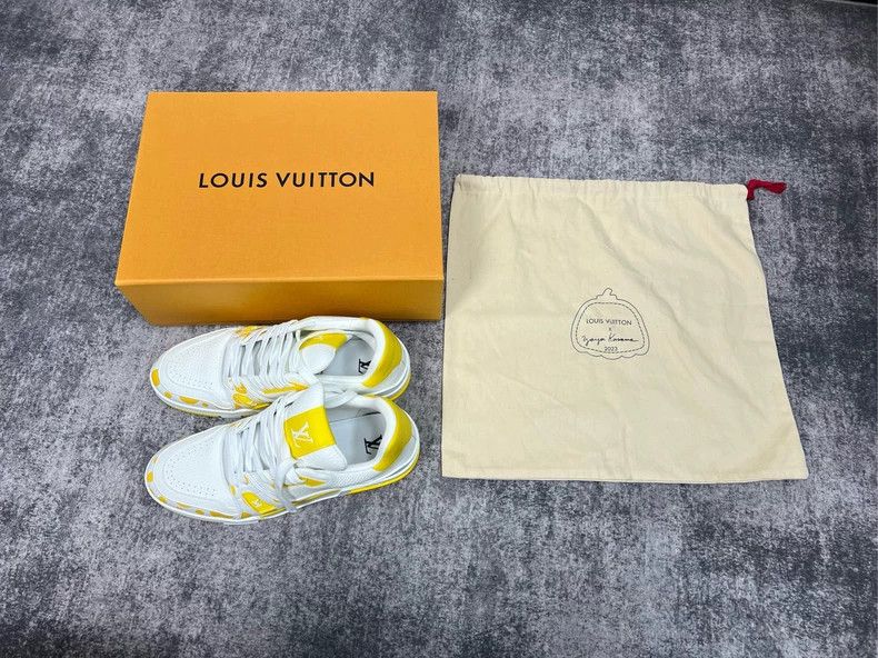 Louis Vuitton Louis Vuitton TRAINER Kusama Signature Skateboard Shoes Size US 8 / EU 41 - 1 Thumbnail