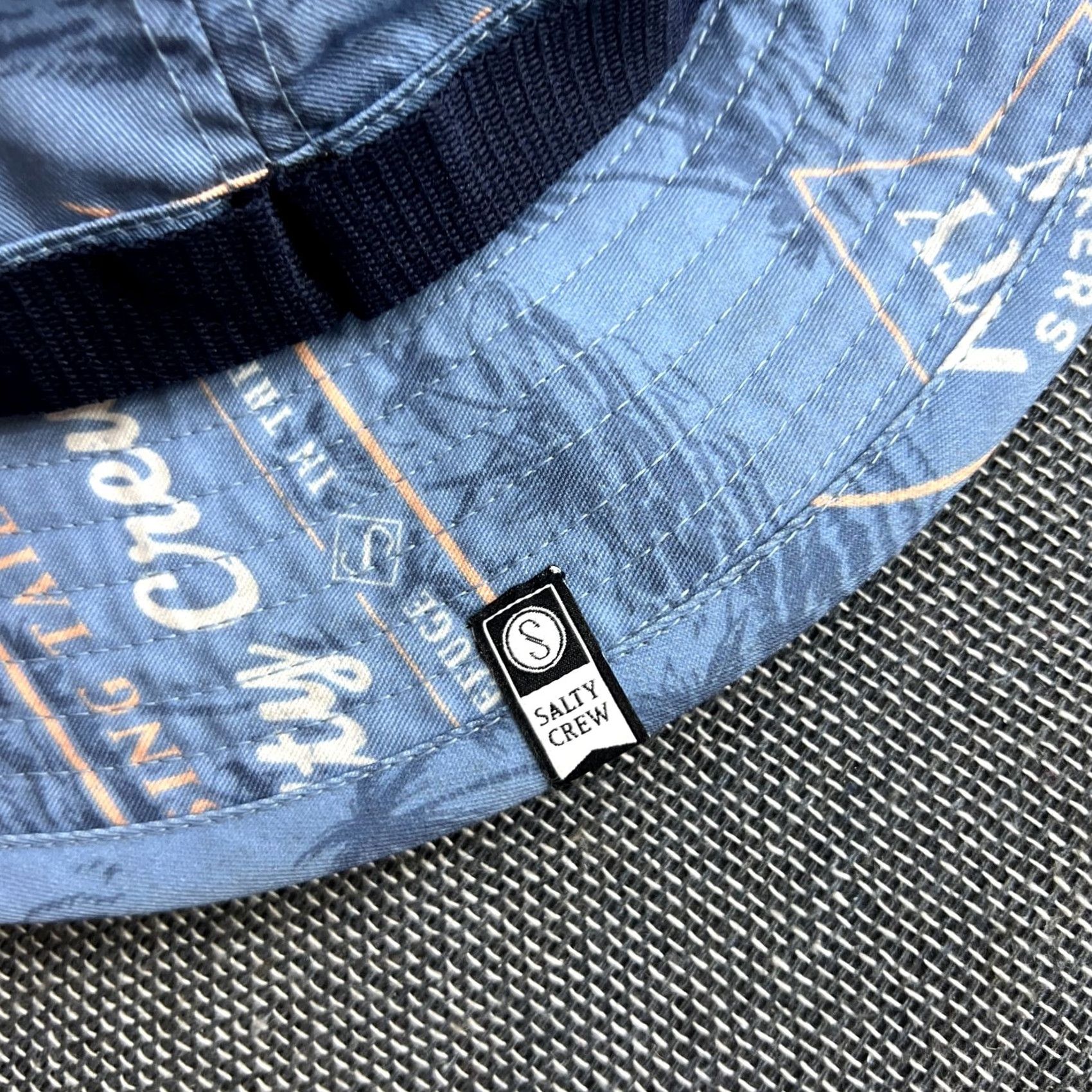 Vintage Salty Crew Yupoong Boonie Hat Cap One Size Blue Sea OSFA Unisex Adults Hat Size ONE SIZE - 6 Thumbnail