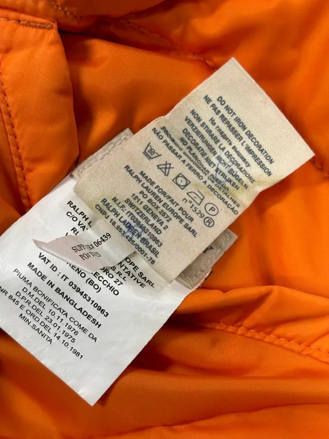 Polo Ralph Lauren 2010s Ralph Lauren Denim & Supply Orange Camo Reversible Puffer Vest Size US M / EU 48-50 / 2 - 14 Thumbnail