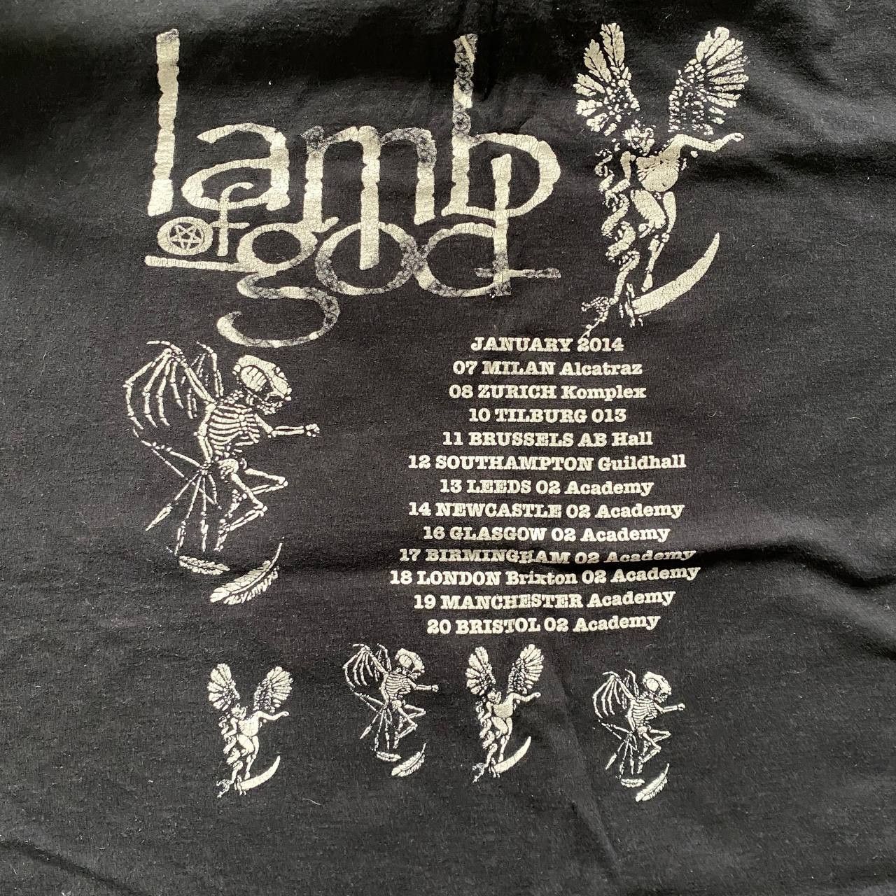 Band Tees × Vintage VINTAGE Y2K VINTAGE LAMB OF GOD TOUR BAND TEE 86 Size US XXL / EU 58 / 5 - 4 Thumbnail