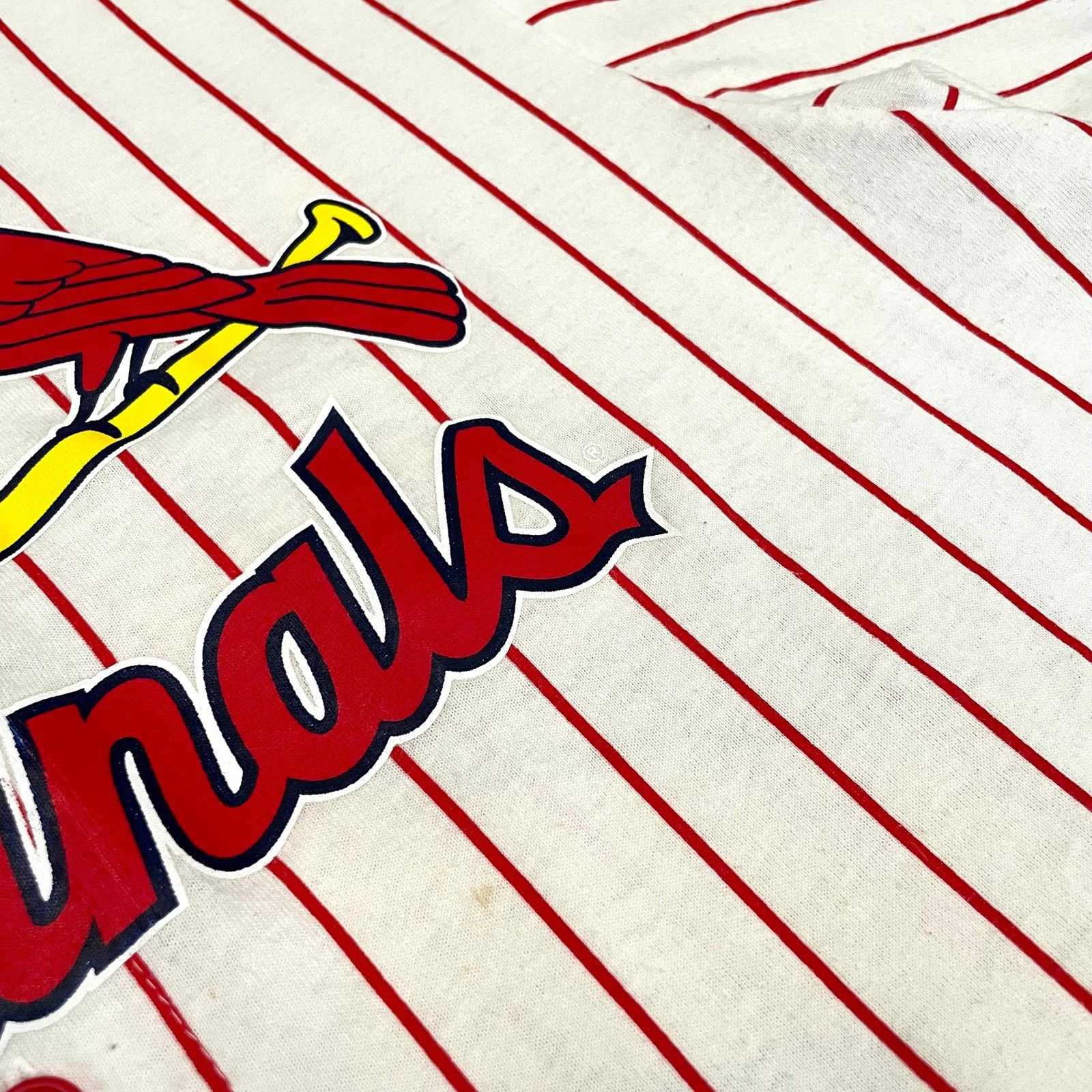Majestic Cardinals McGwire Majestic MLB Pinstripe Jersey - Size XL Size US XL / EU 56 / 4 - 9 Thumbnail
