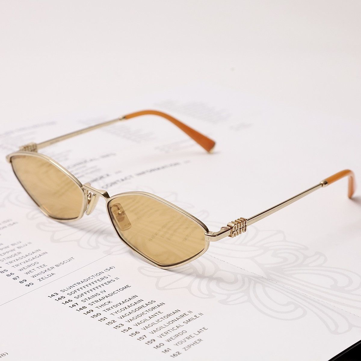 Miu Miu MIU MIU 0MU 56ZS SUNGLASSES Size ONE SIZE - 2 Thumbnail