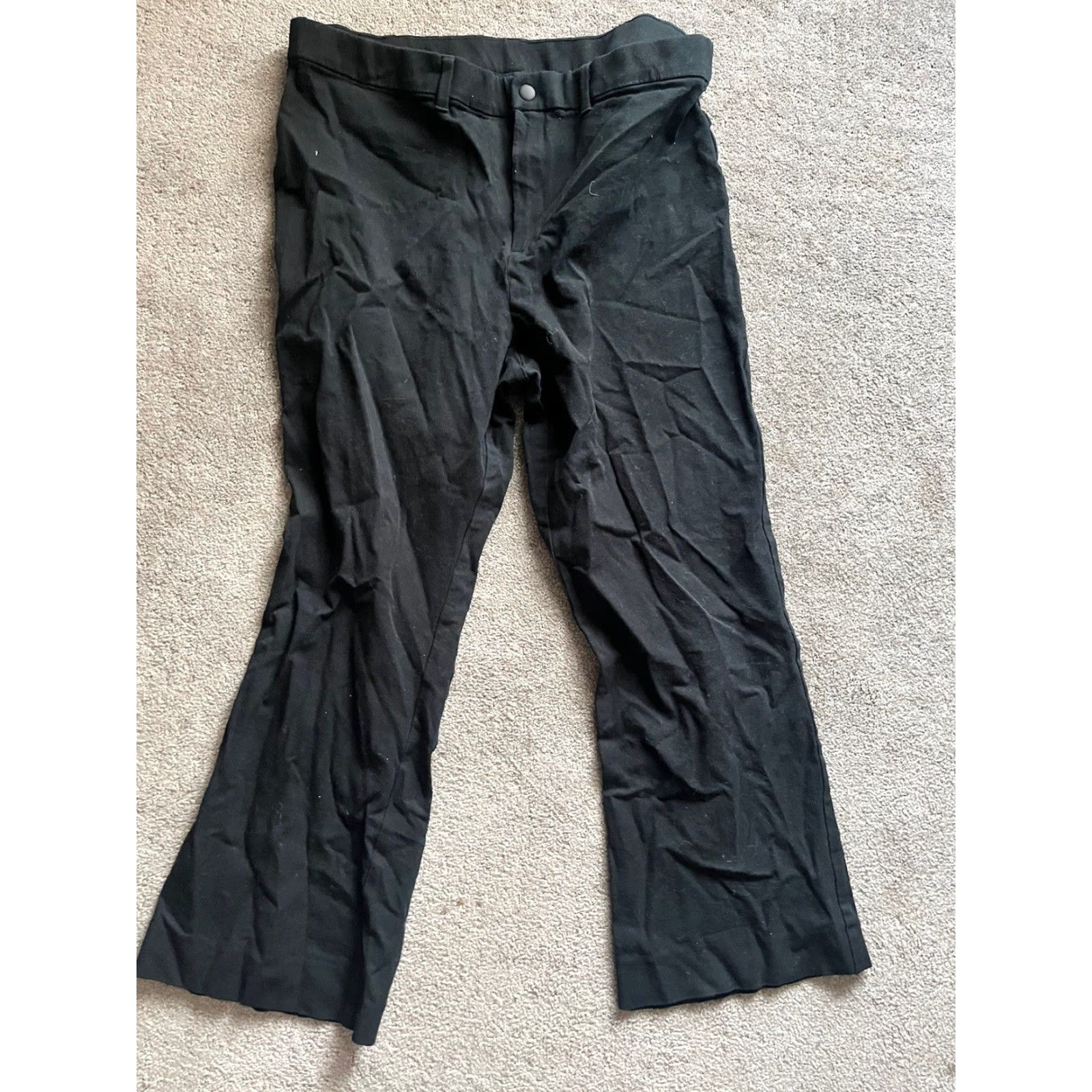 Gap Gap Pants Plus 20 Black Khakis Straight 40x27 Womens XS? Wait. Size 42" / US 20 - 2 Thumbnail