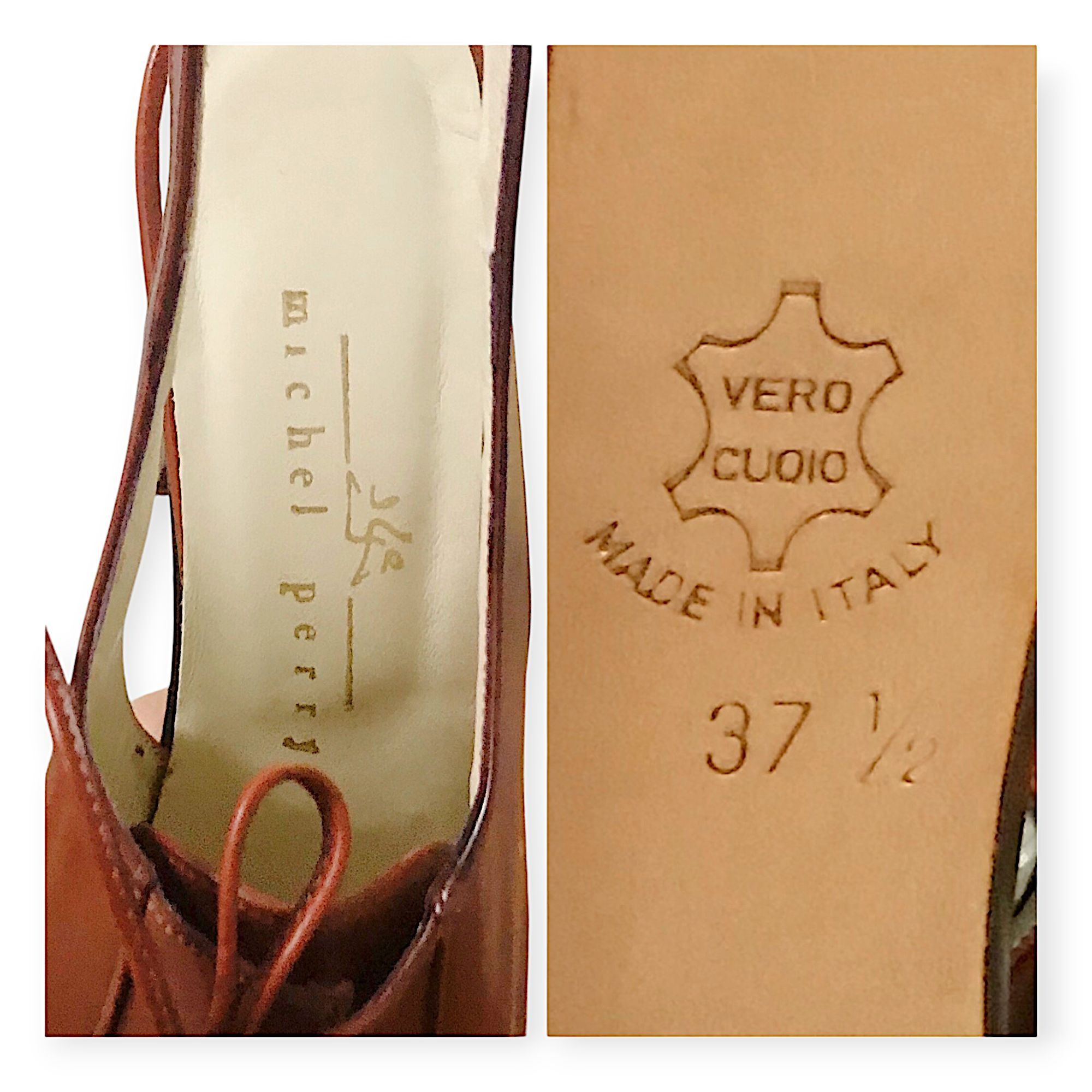 Other Vintage Michel Perry Sculptural Slingback Pumps, Archival Fo Size US 7.5 / IT 37.5 - 9 Thumbnail