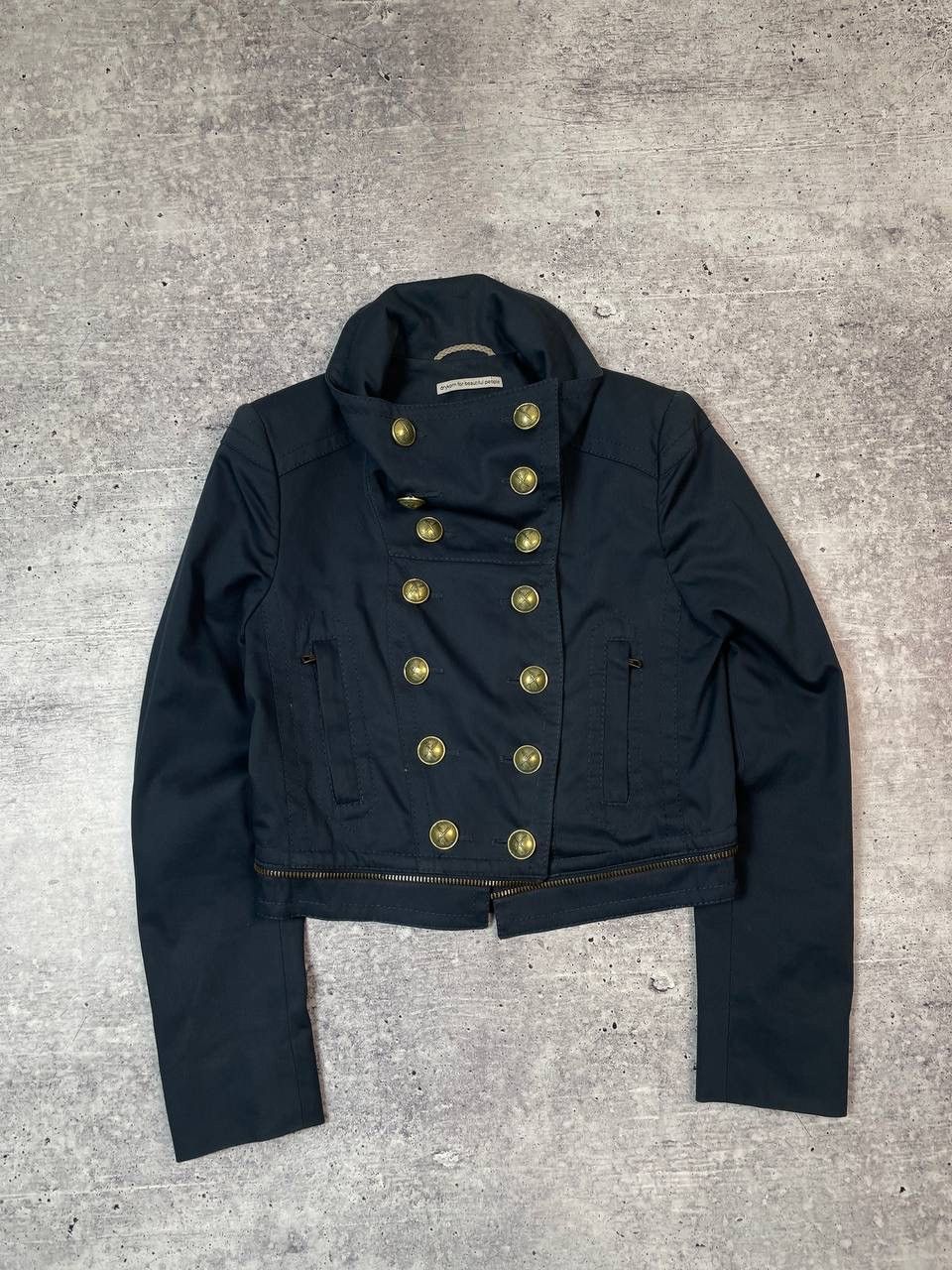 If Six Was Nine Vintage 00s Crazy Napoleon 2 in 1 Military Jacket Y2K Size M / US 6-8 / IT 42-44 - 1 Thumbnail