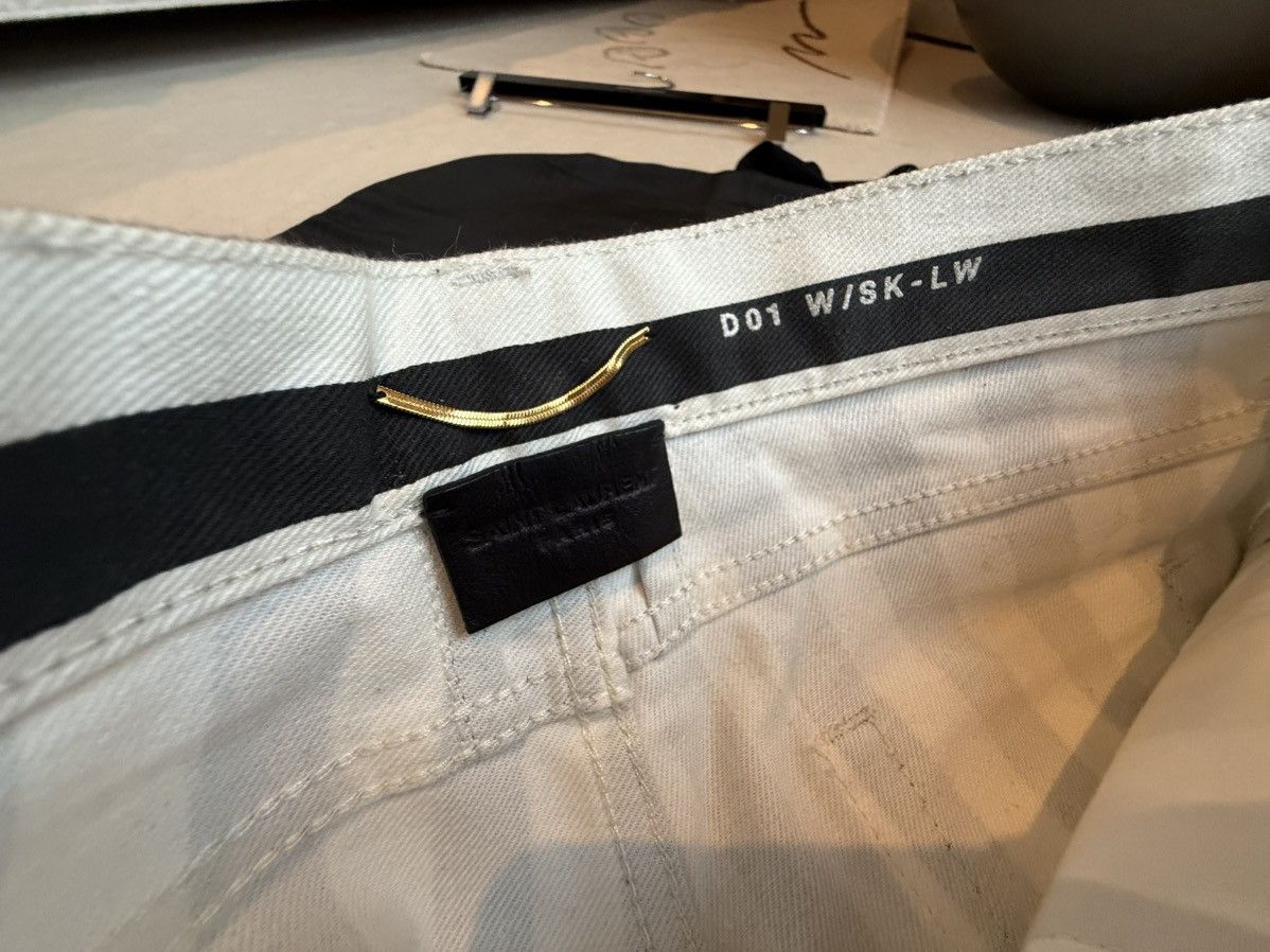 Saint Laurent Paris SS14 Saint Laurent black white skinny jeans Hedi Slimane 26 Size US 26 / EU 42 - 15 Thumbnail