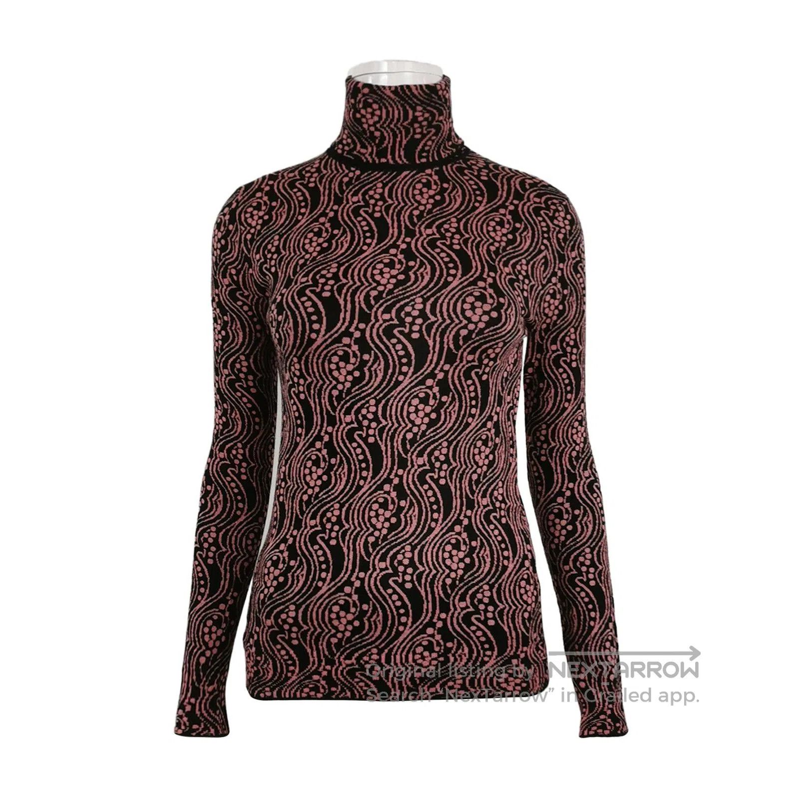 Prada Prada Colorblocked Wool Blend Turtleneck Sweater . Size XXS / US 00 / IT 34 - 1 Thumbnail