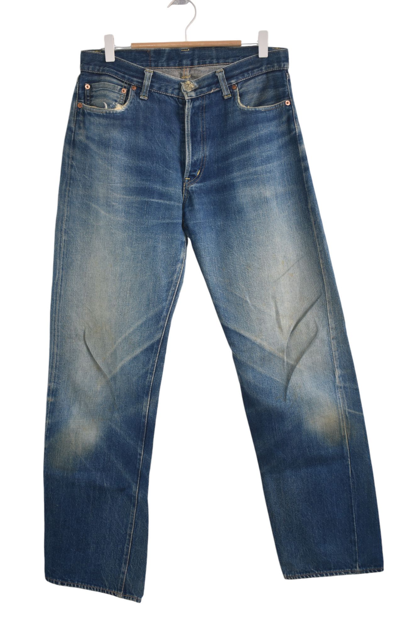 HOLLYWOOD RANCH MARKET × Japanese Brand WIDE LEG 🔥 HOLLYWOOD RANCH MARKET Red Selvedge Denim W32 Size US 32 / EU 48 - 1 Thumbnail
