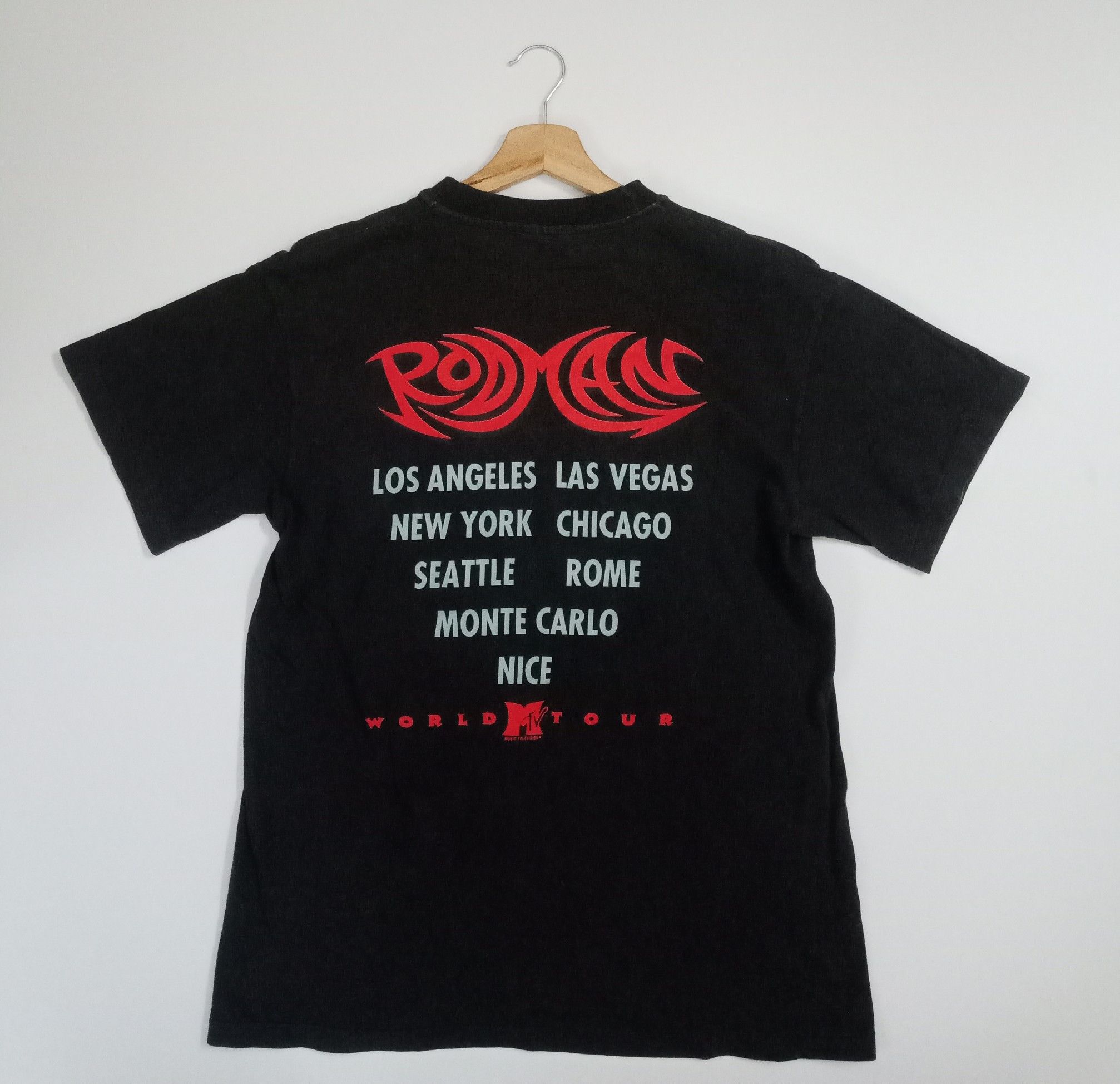Mtv × NBA × Vintage 90's Rodman MTV Tour #A Size US M / EU 48-50 / 2 - 3 Thumbnail