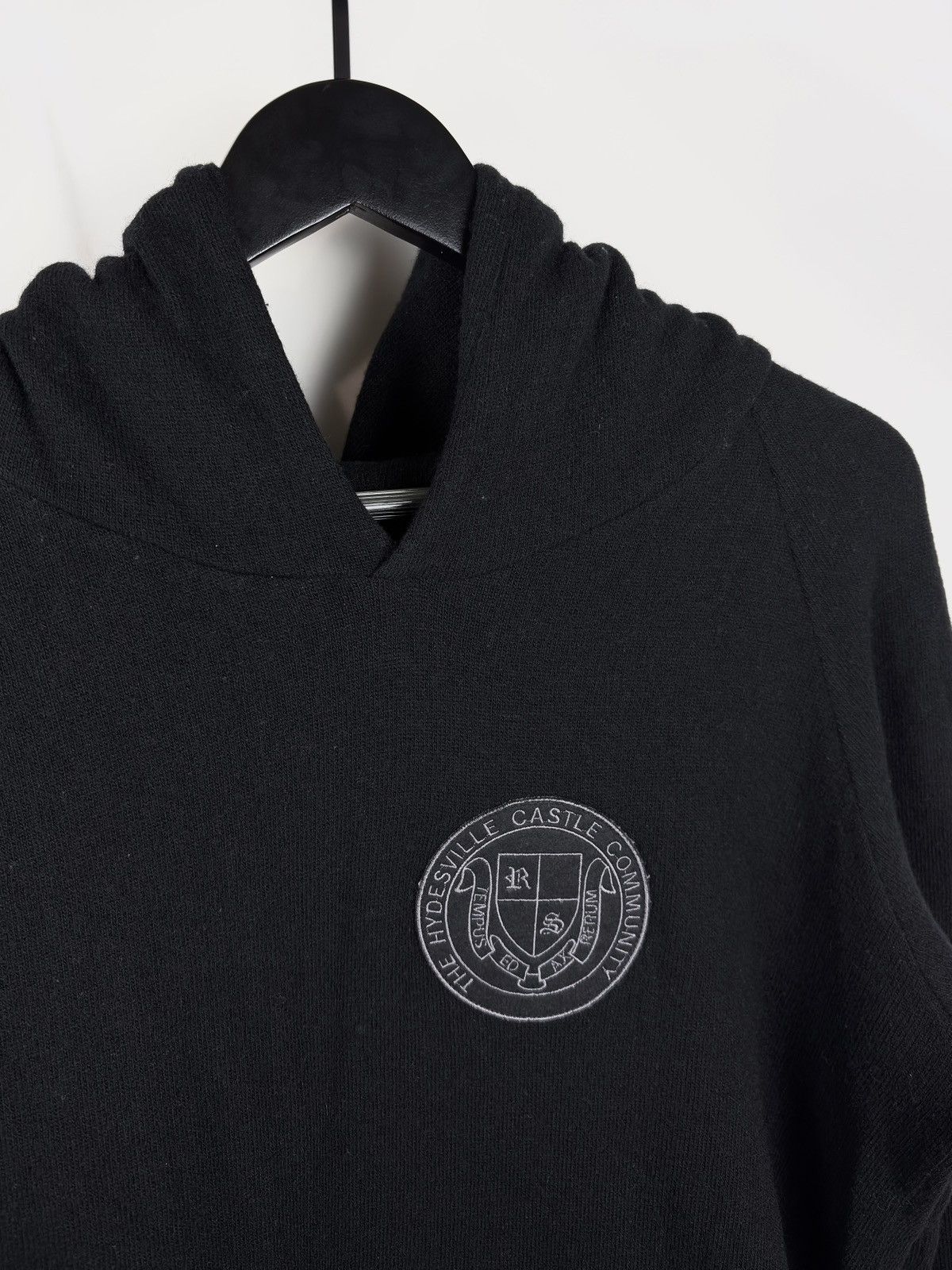 Raf Simons AW00 Raf Simons Confusion Hydesville Castle Wool Knit Hoodie Size US M / EU 48-50 / 2 - 2 Thumbnail