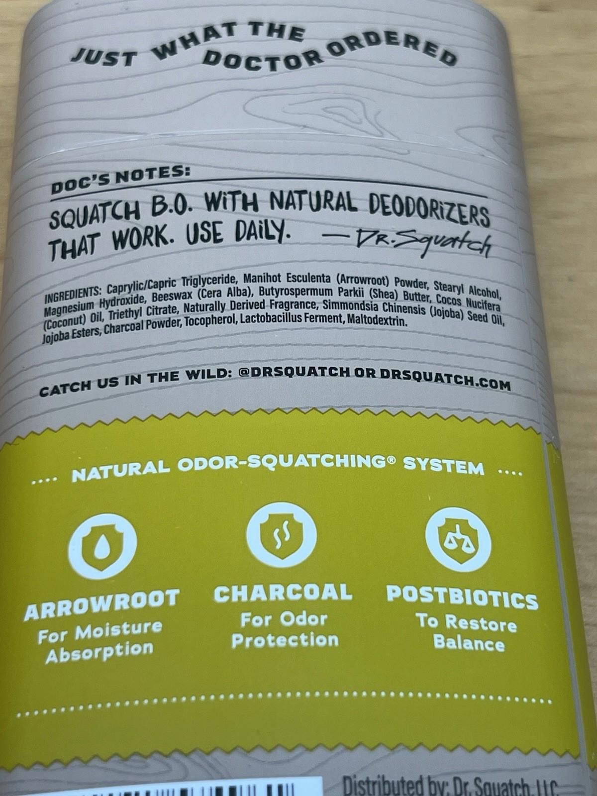 Other Dr Squatch Mountain Meadow Aluminum Free Natural Deodorant Size ONE SIZE - 8 Thumbnail