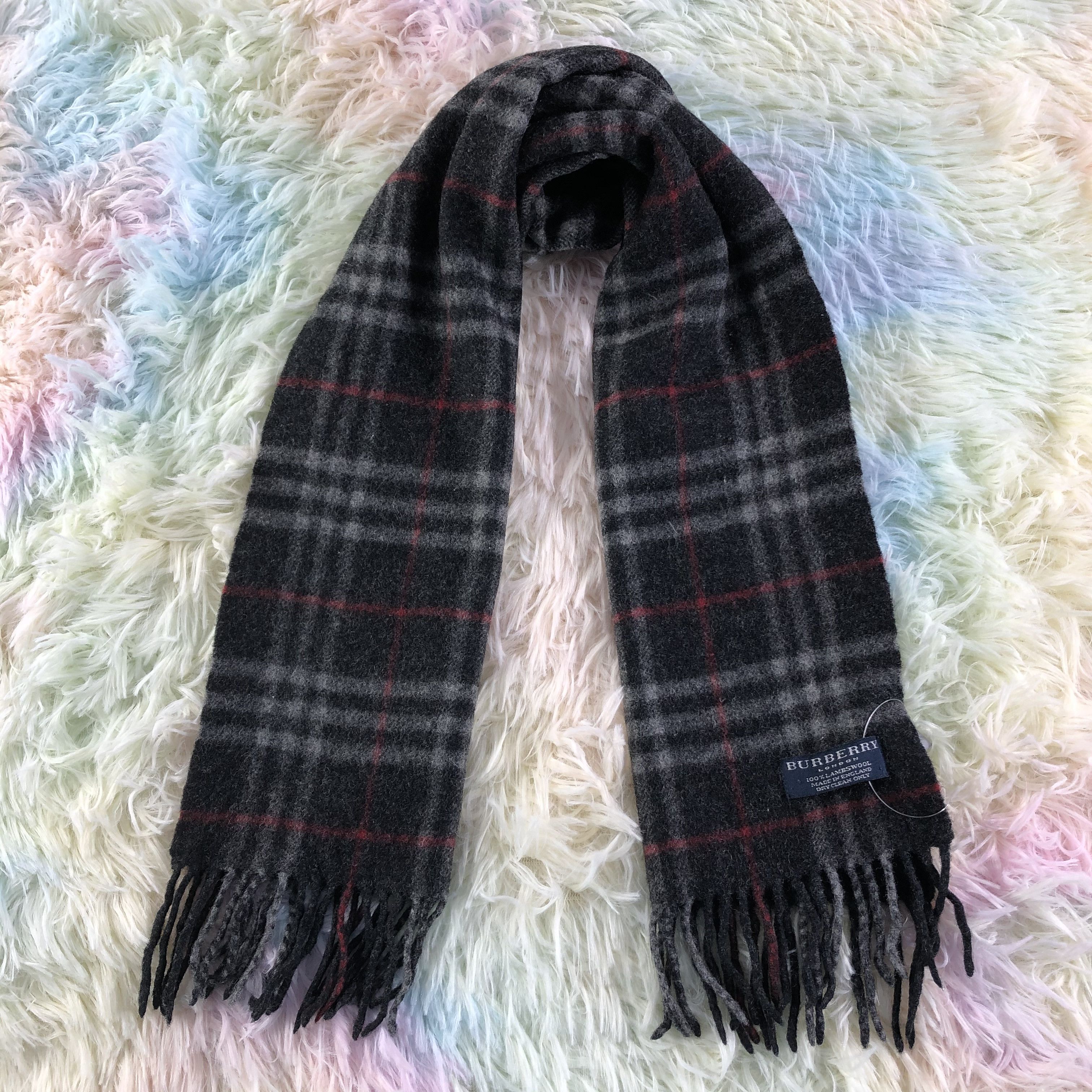 Burberry × Vintage Burberry Scarf / Muffler / Neckwear - KM484 Size ONE SIZE - 1 Thumbnail