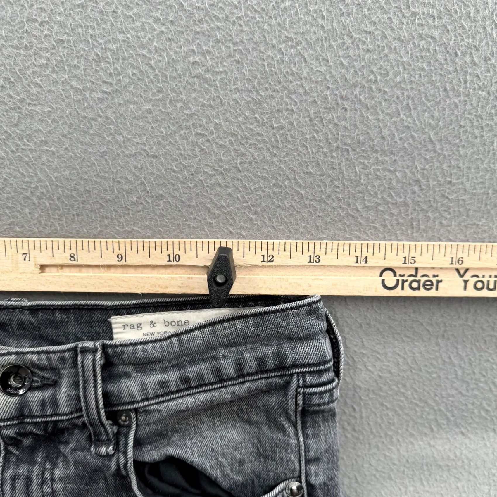 Rag & Bone Rag & Bone Jeans Womens 26 Gray Flare Leg Stretch Denim W2015447VON VON Wash Jeans Women Gray Flare Leg City Retro Vintage NoN/A Size 26" / US 2 / IT 38 - 5 Thumbnail