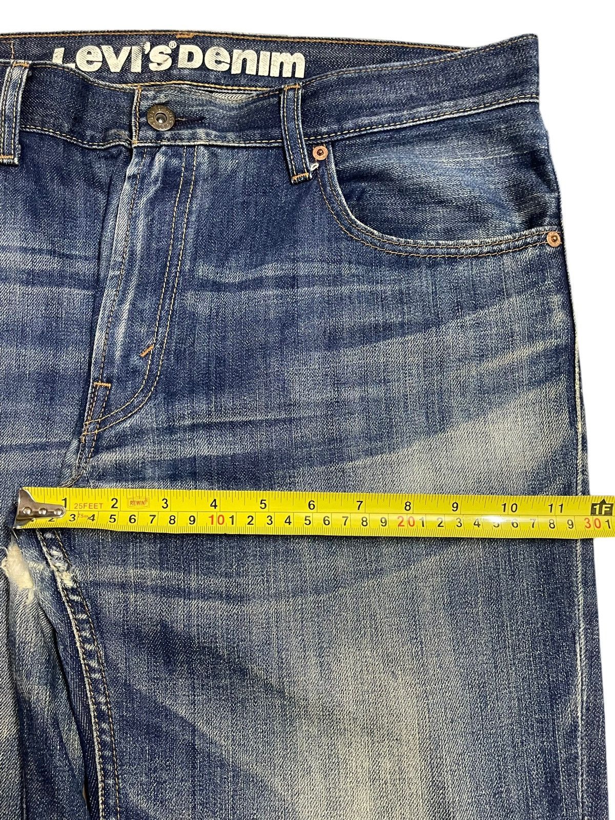 Levi's Vintage Levis 502 Blue Faded Wash Style Baggy Jeans Size US 36 / EU 52 - 15 Thumbnail