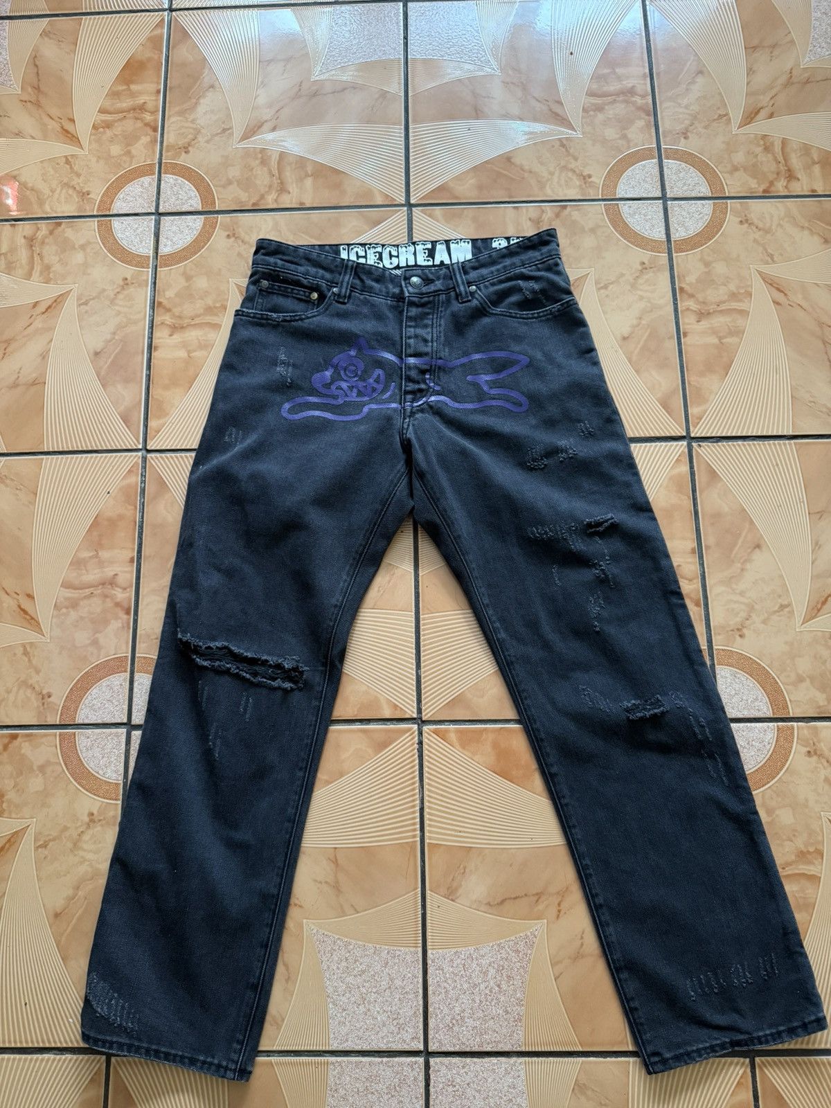 Icecream Ice cream loose jeans Size US 30 / EU 46 - 1 Thumbnail