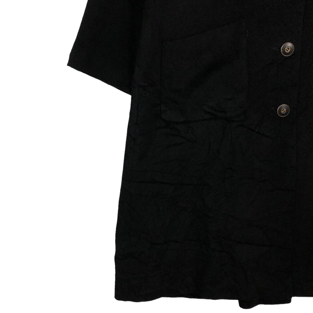 Balmain 🔥Rich Black - Fly Coats Wool Herringbone Miss Balmain Paris Size M / US 6-8 / IT 42-44 - 4 Thumbnail