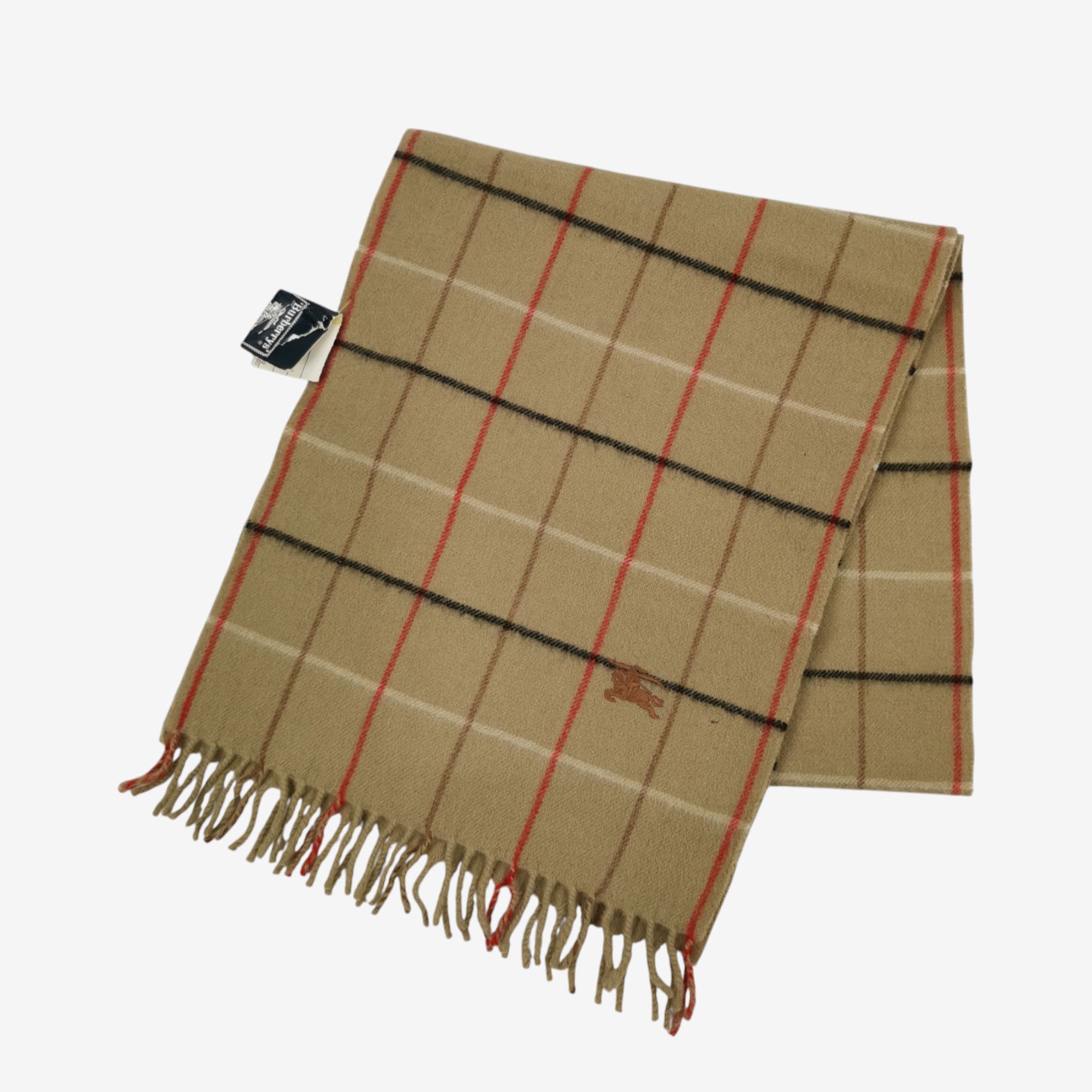 Burberry Vintage Burberry Scarf Wool Cashmere Muffler Scarves Size ONE SIZE - 3 Thumbnail