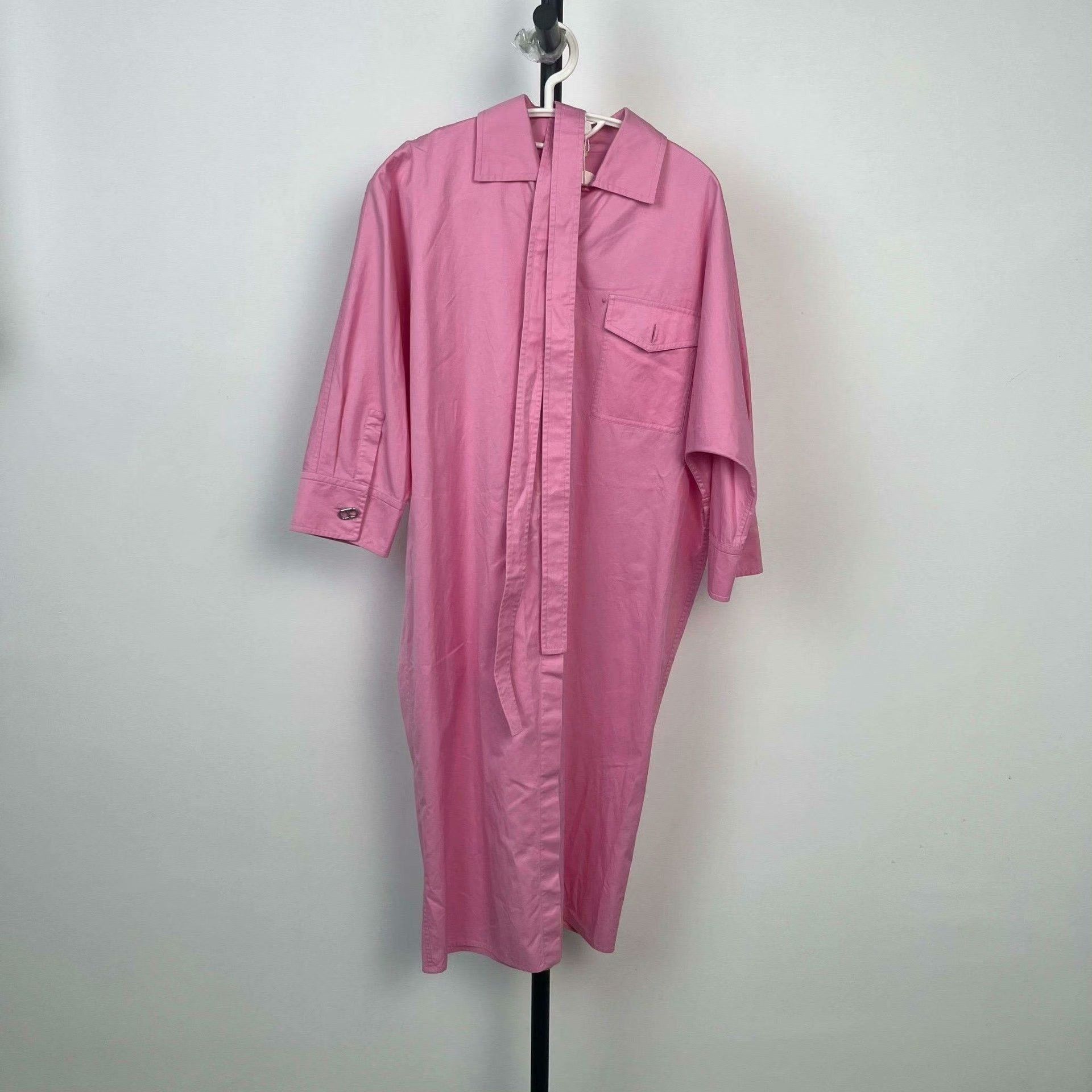 Hermes Hermes Cotton Pink Dress 36 Women Size S / US 4 / IT 40 - 1 Thumbnail