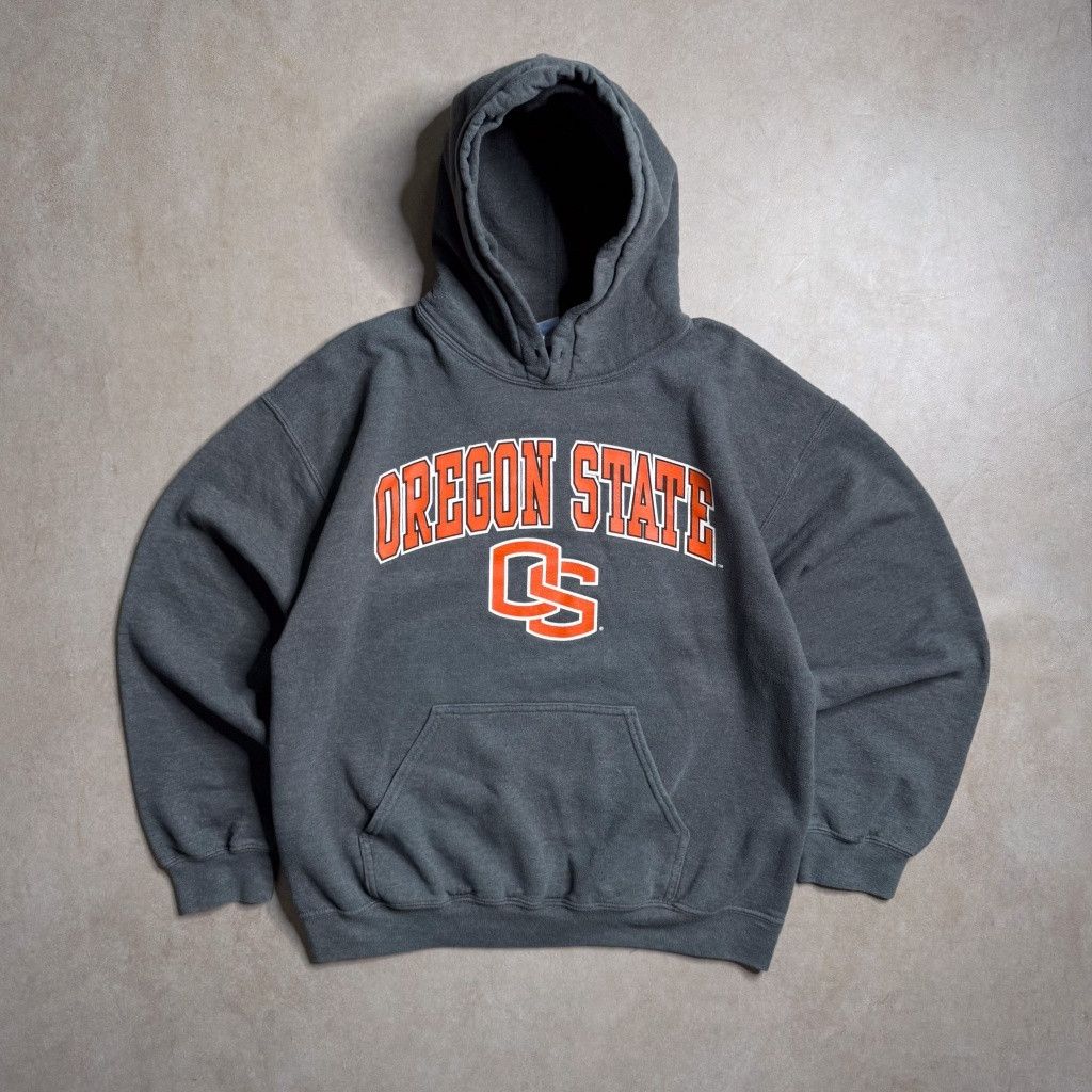 Gildan Vintage Gildan Grey Oregon State Hoodie - S Size US S / EU 44-46 / 1 - 1 Thumbnail