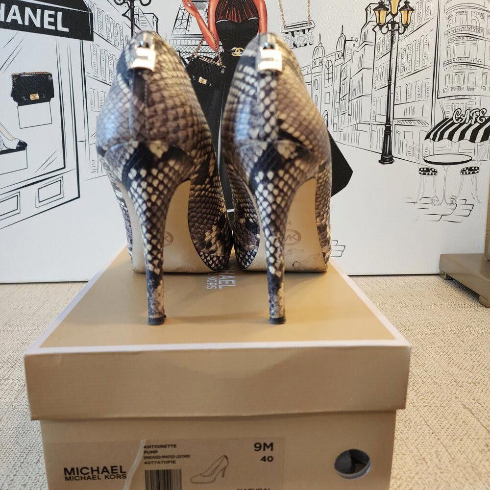 Michael Kors MICHAEL Michael Kors Snakeskin Print Antoinette Platform Size US 9 / IT 39 - 4 Thumbnail