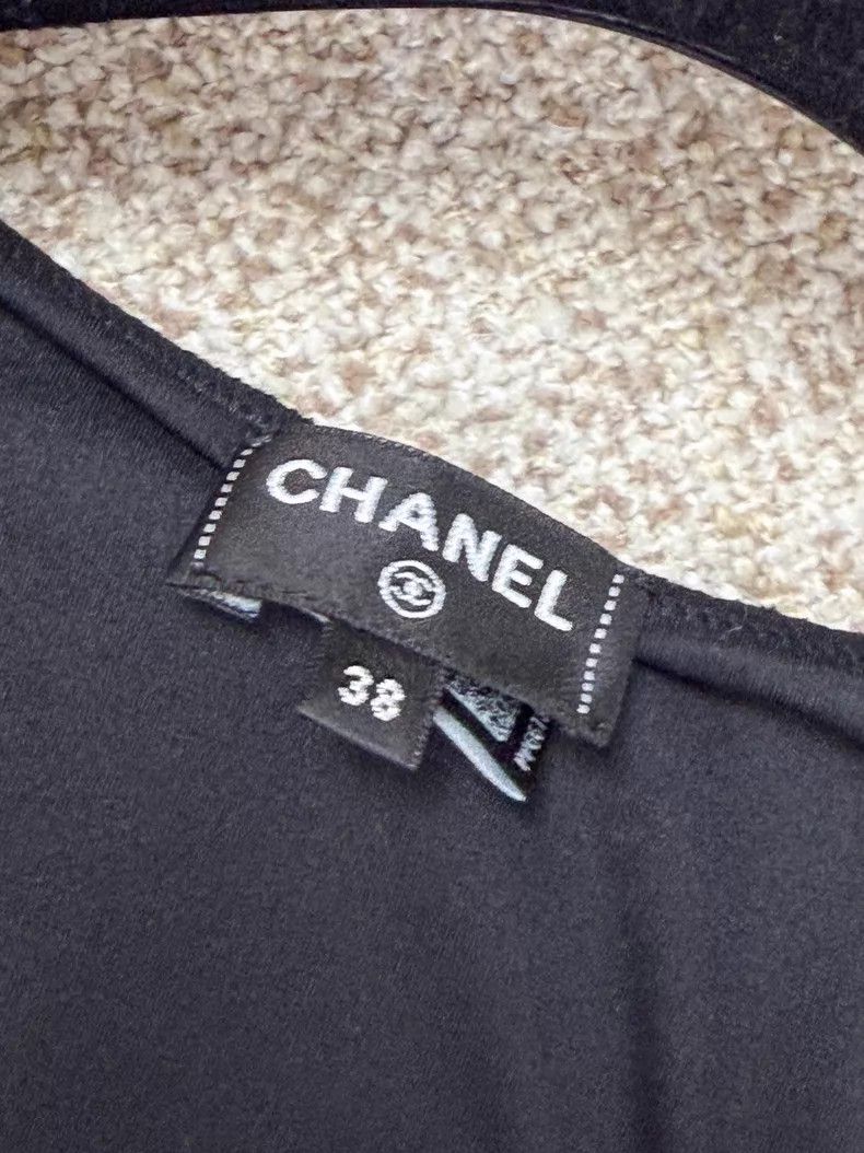 Chanel Chanel Black bow short-sleeved T-shirt Size XS / US 0-2 / IT 36-38 - 5 Thumbnail