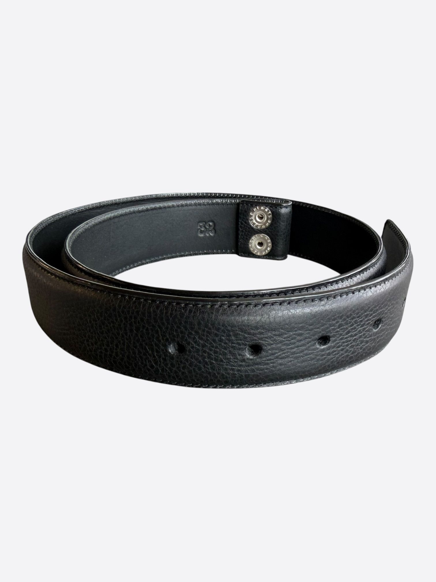Chrome Hearts Chrome Hearts Black Leather Belt Size 32 - 1 Thumbnail