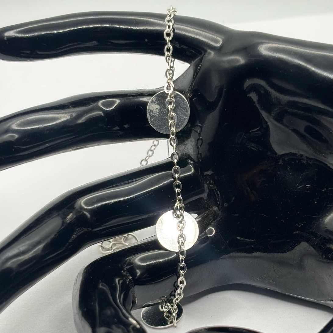 Other Y2K Silver Circle Anklet Size ONE SIZE - 2 Thumbnail