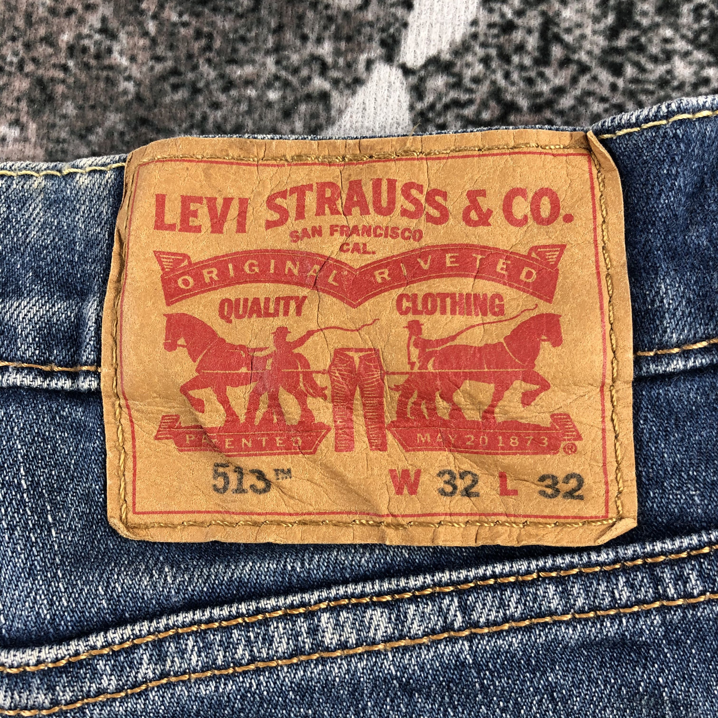Levi's Vintage Levis 513 Jeans Faded Blue Denim KJ1258 Size US 33 - 5 Thumbnail