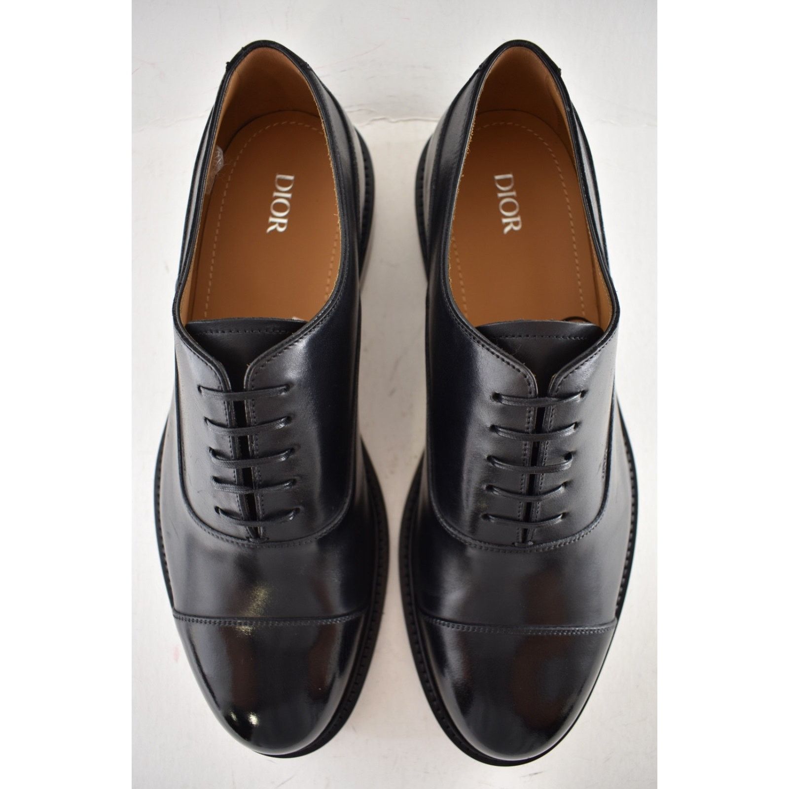 Dior Dior Embassy Calfskin Leather Flat Lace Up Dress Shoes 45 12 Size US 12 / EU 45 - 13 Thumbnail