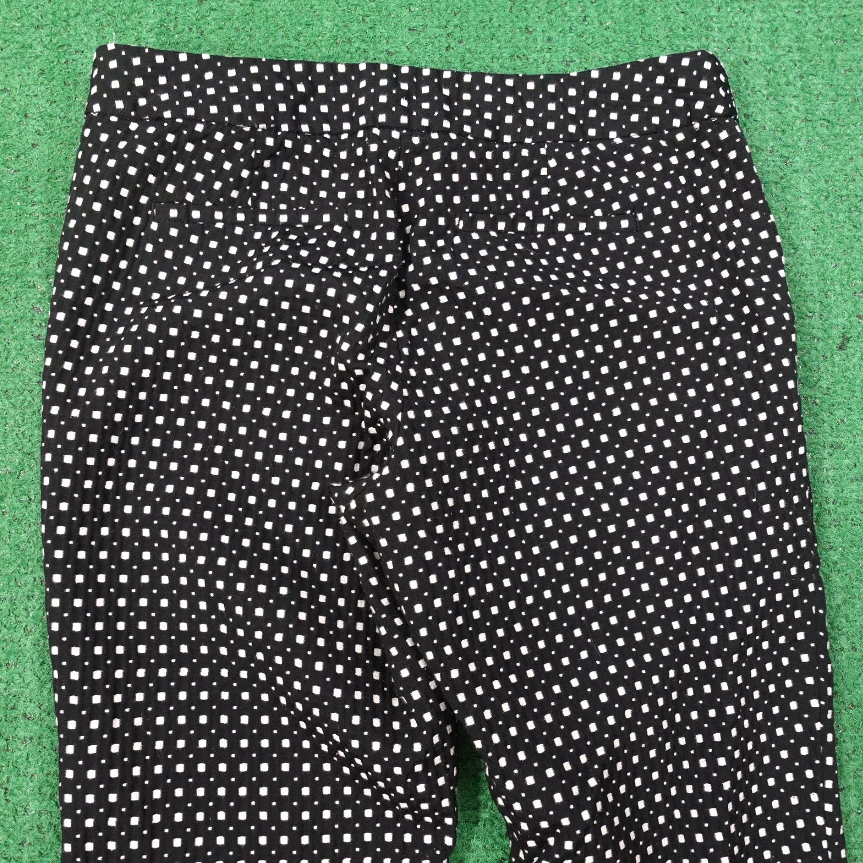 Banana Republic BANANA REPUBLIC Hampton Fit Geometric Chino Pants Womens Size 6 Black Size 28" / US 6 / IT 42 - 5 Thumbnail