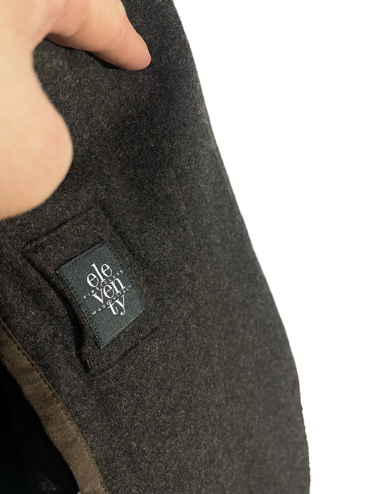 Eleventy Eleventy Women Wool Brown Blazer Size 40 Size XS Made Italy Size XS / US 0-2 / IT 36-38 - 8 Thumbnail