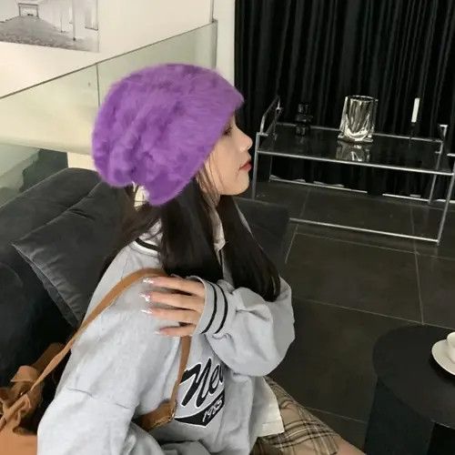VIBE Rabbit fur Beanies Size ONE SIZE - 2 Thumbnail