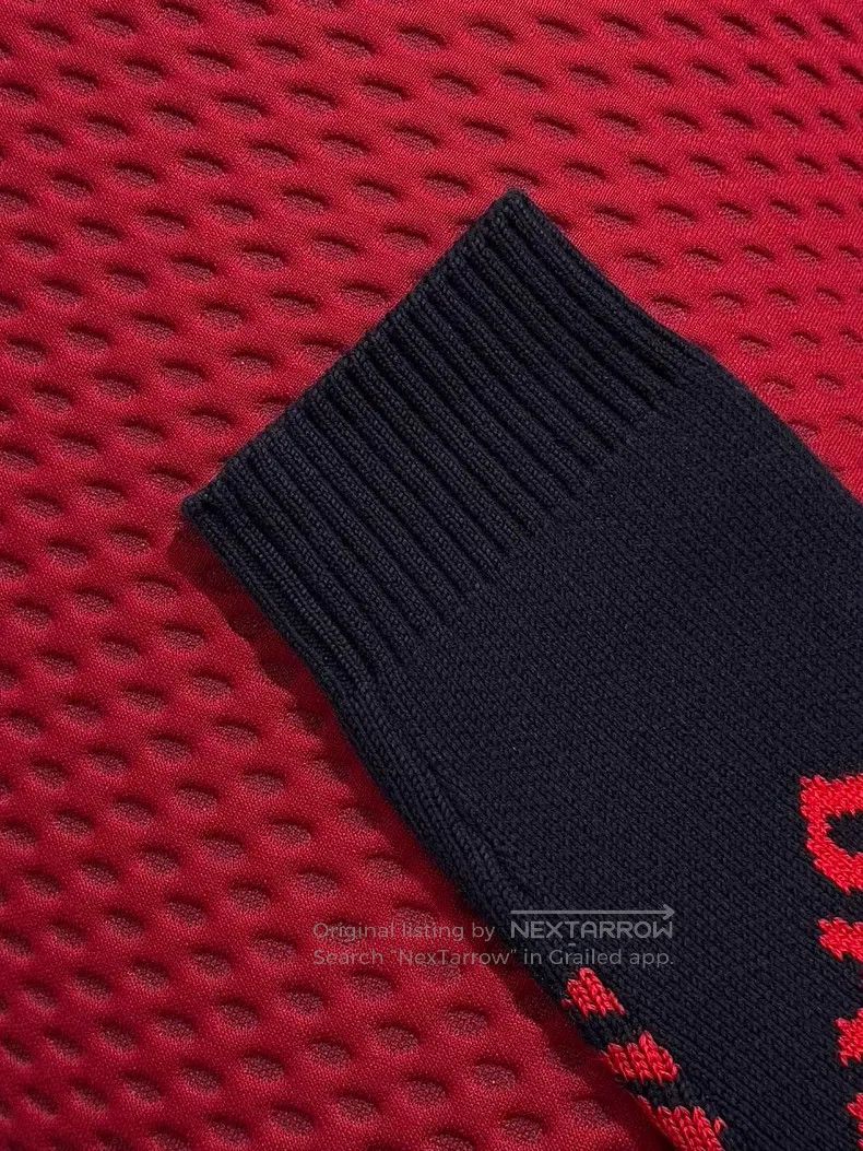 Other Balenciaga Black and red barrage knit long-sleeve sweater Size US S / EU 44-46 / 1 - 6 Thumbnail