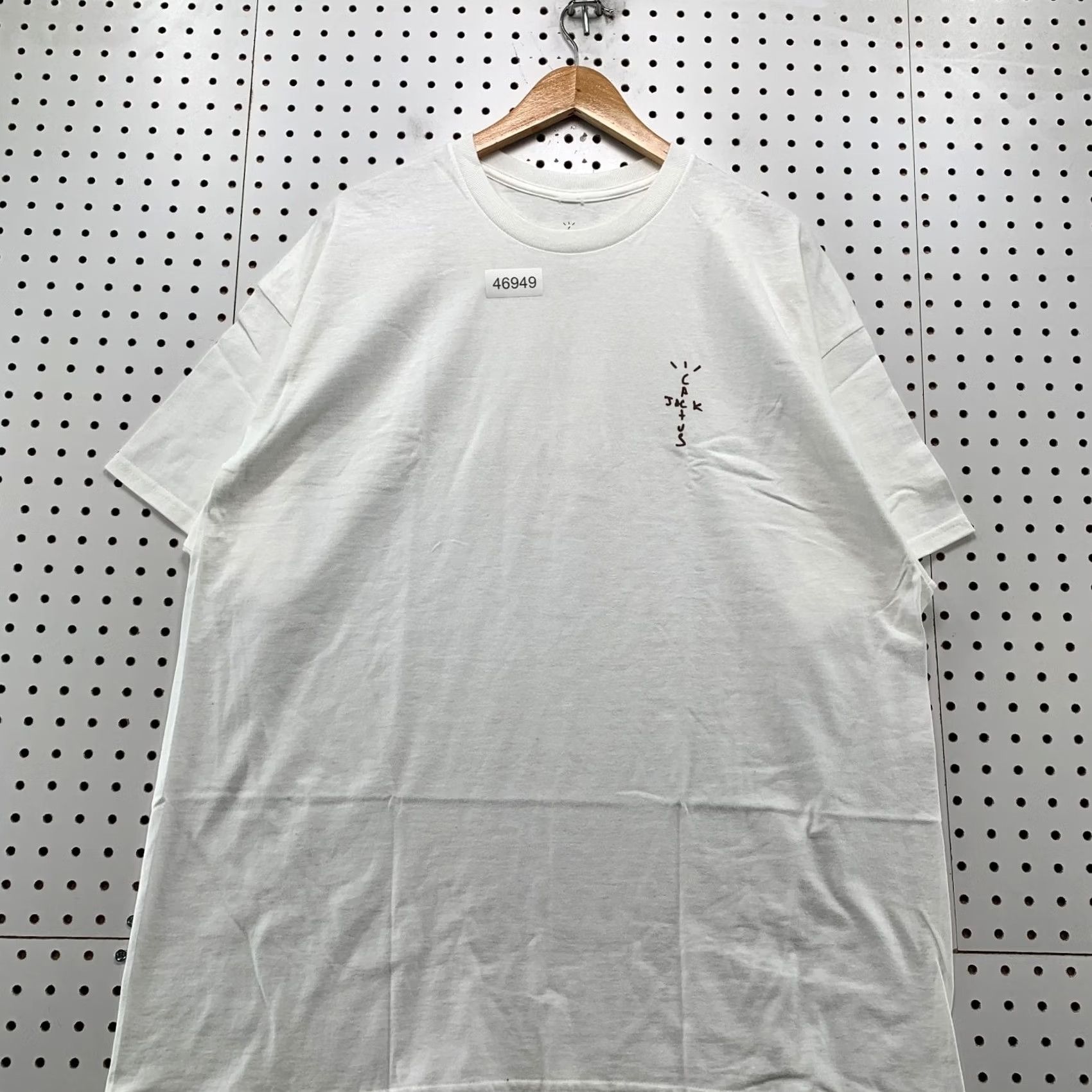 Travis Scott Cactus Jack Travis Scott T Shirt Mens White Essential Short Sleeve Skate Hip Hop 2XL Mens White Short Sleeve T-Shirt Size US XXL / EU 58 / 5 - 4 Thumbnail