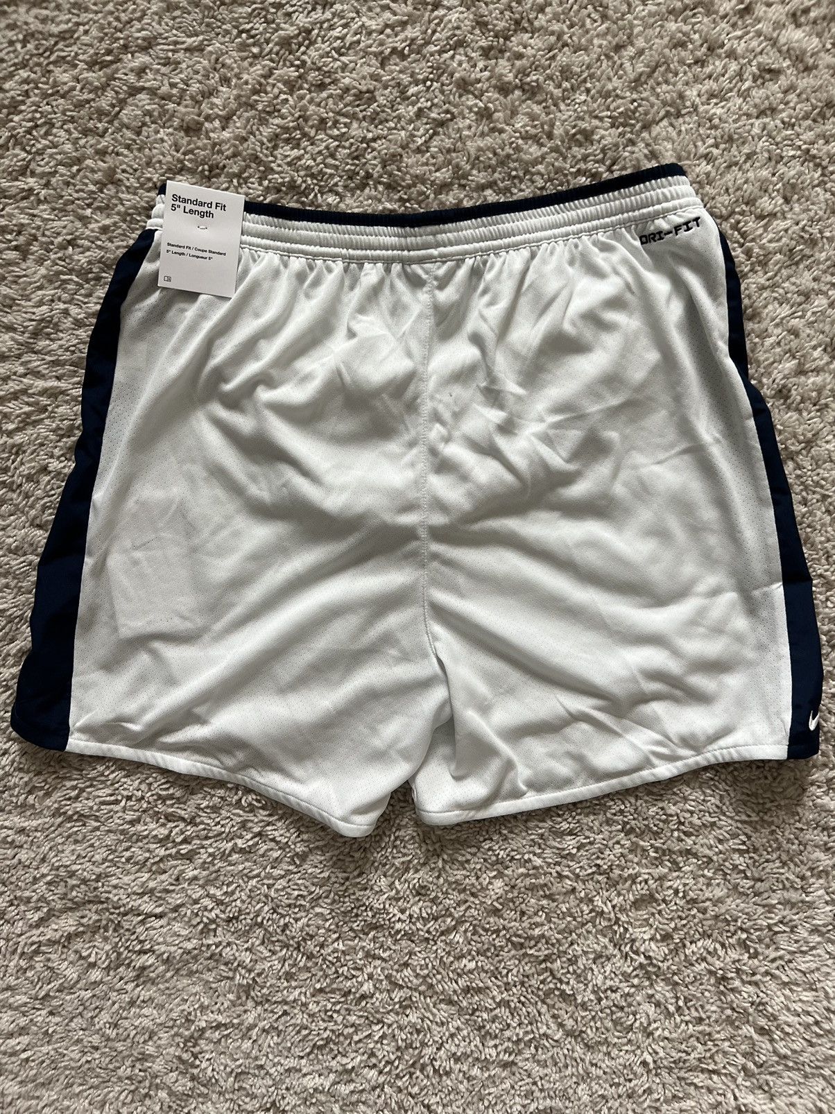 Nike Nike Track Club Dri-FIT 5” Brief-Lined White Running Shorts Size US 34 / EU 50 - 10 Thumbnail