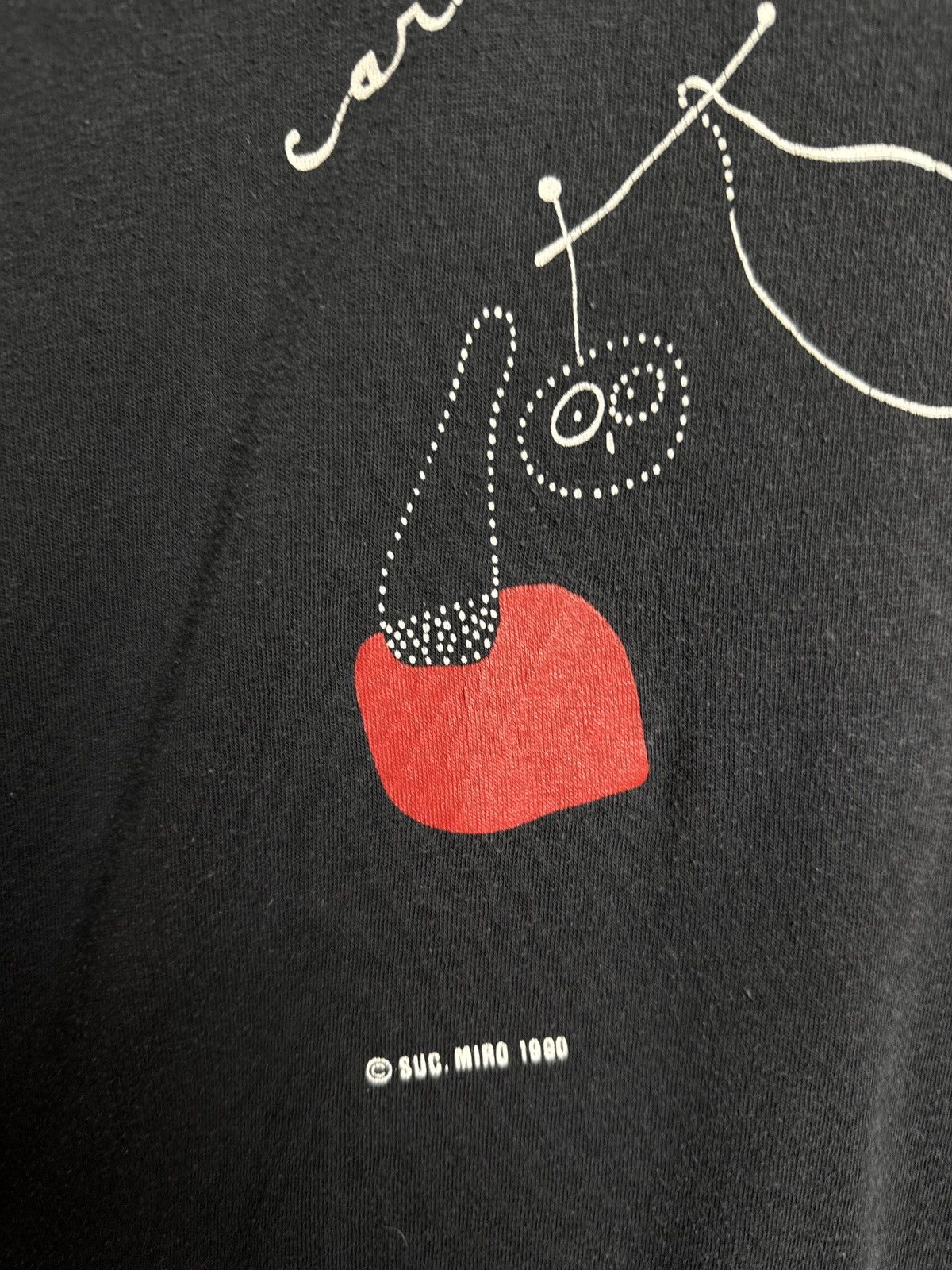 Vintage Joan Miro painting art tee t shirt vintage Size US XL / EU 56 / 4 - 7 Thumbnail