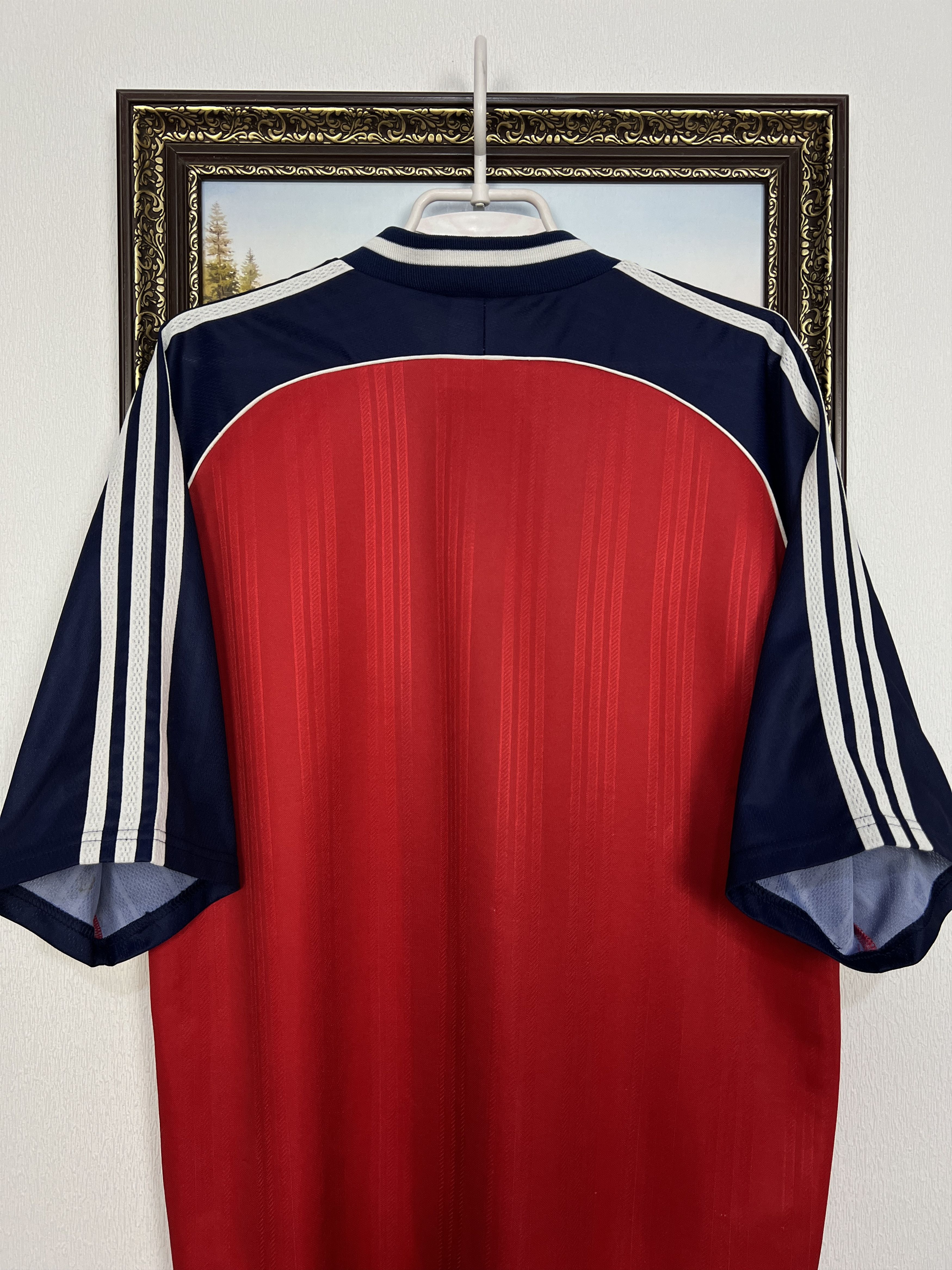 Adidas Vintage 90's Football Template Shirt Soccer Jersey Trikot Size US L / EU 52-54 / 3 - 8 Thumbnail