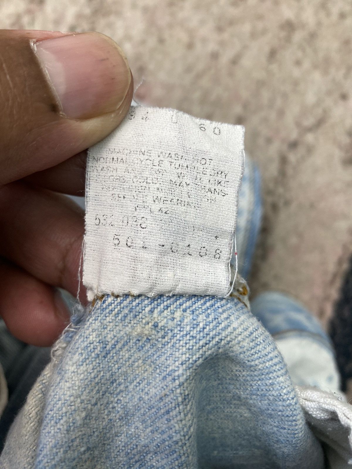 Levi's × Levi's Vintage Clothing Vintage Levi’s 501 Light Blue Washed Denim Made in USA Size US 31 - 15 Thumbnail