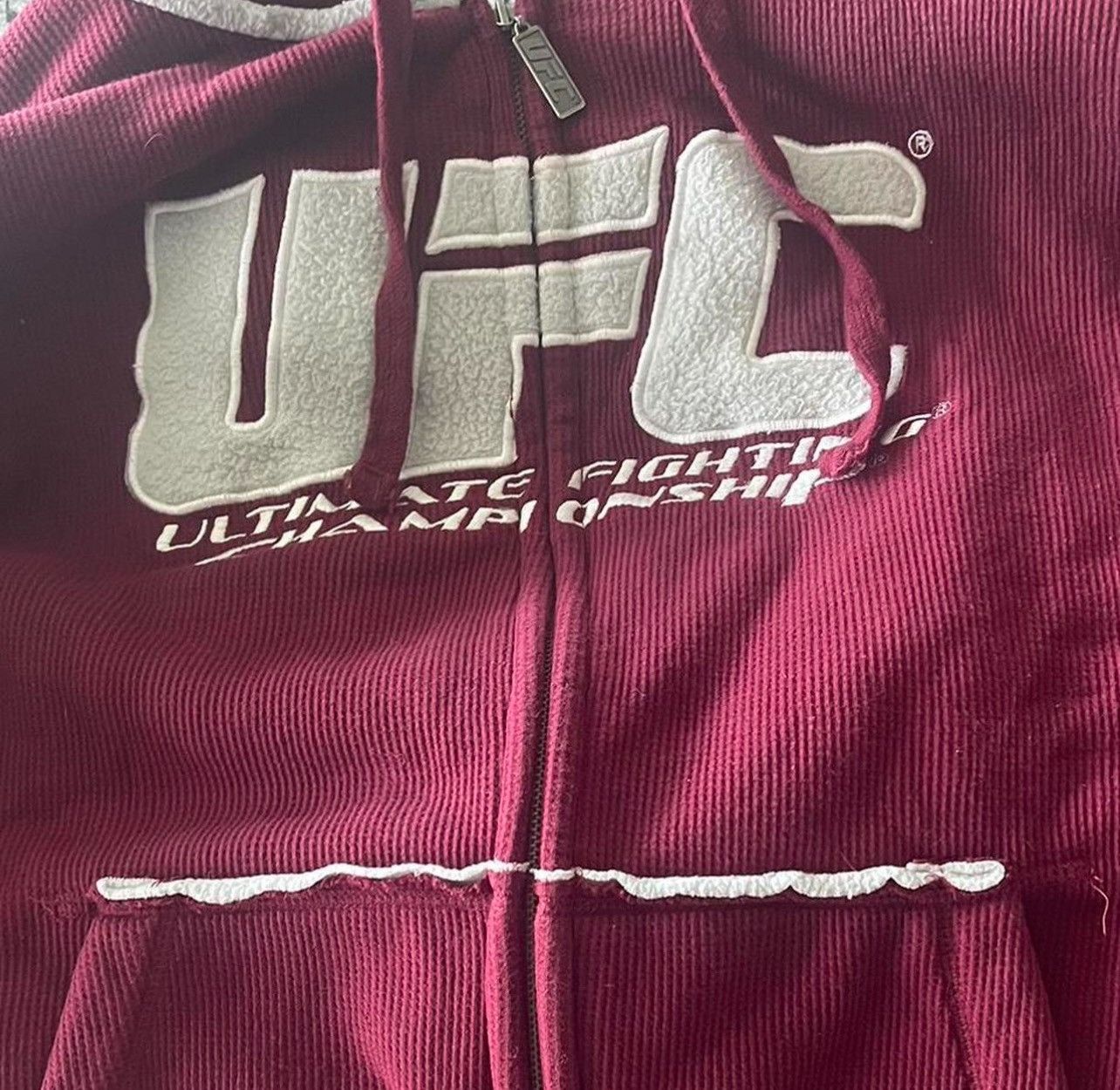 UFC vintage 90s zip up hoodie
