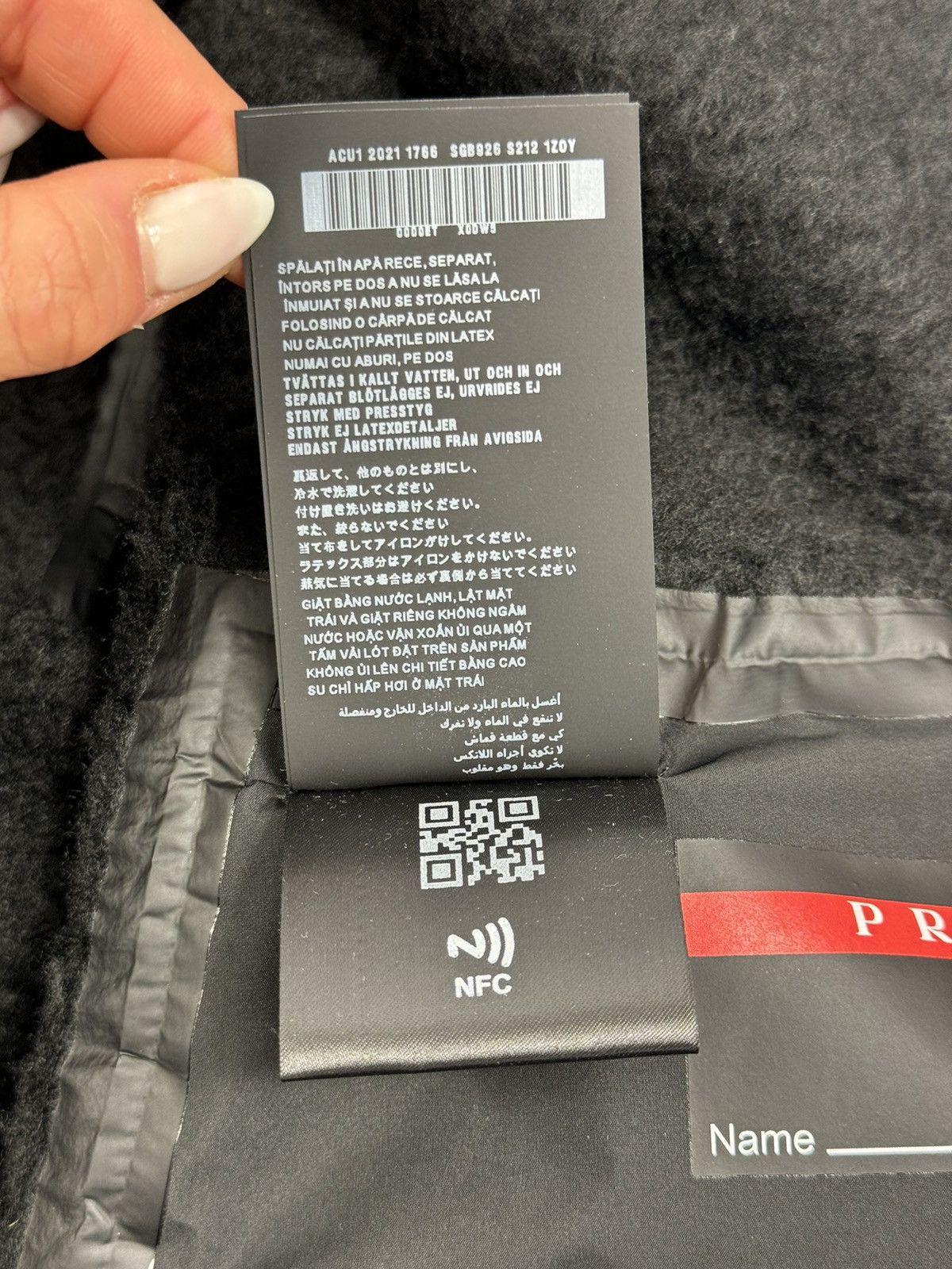 Prada PRADA OVERSIZED HOODED FLEECE JACKET Size US XXL / EU 58 / 5 - 17 Thumbnail