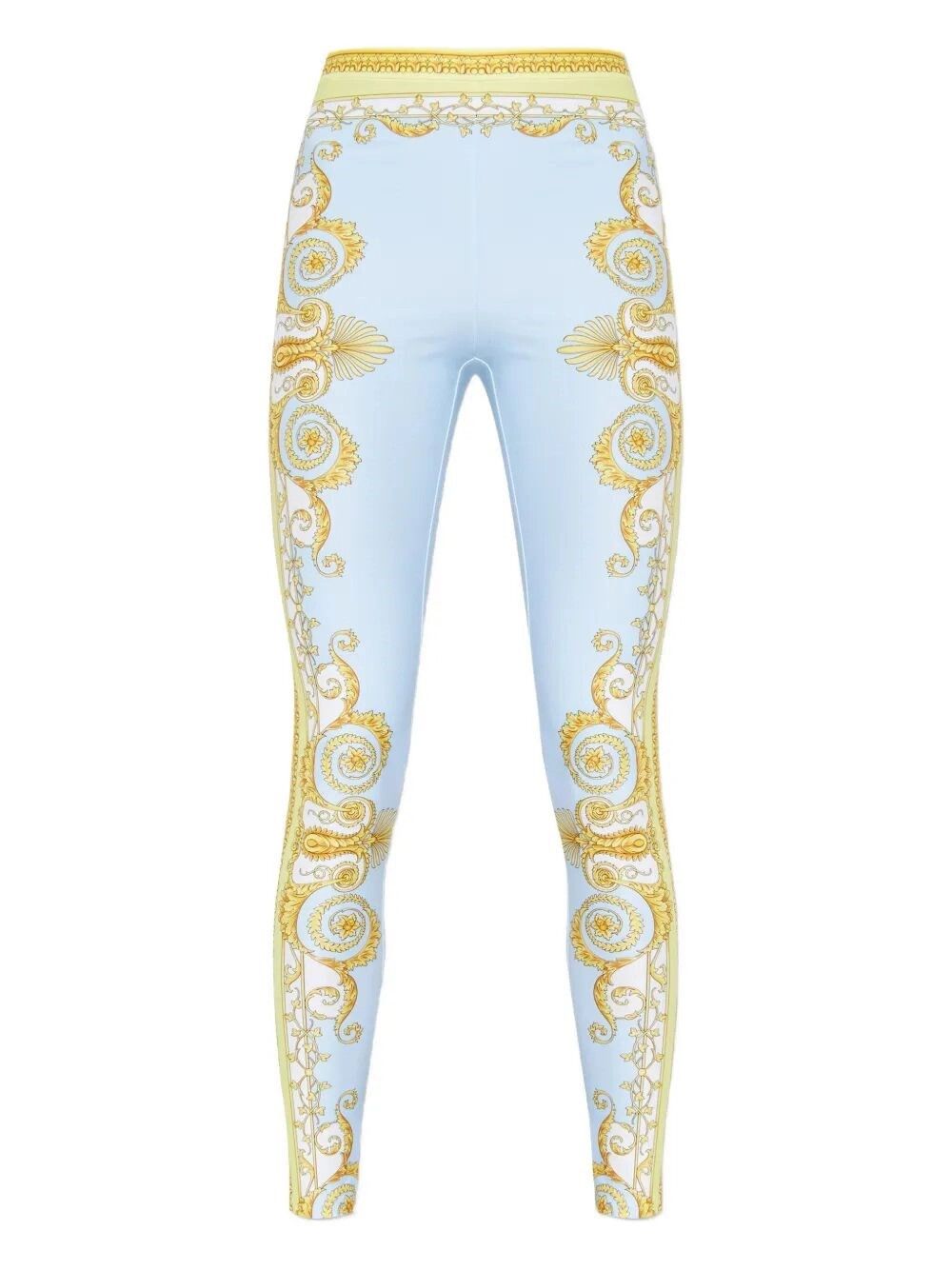 Versace Leggings `Spring Barocco` Size 28" / US 6 / IT 42 - 1 Thumbnail