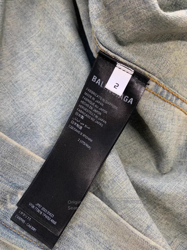 Balenciaga Balenciaga Indigo Denim Jacket Size US M / EU 48-50 / 2 - 3 Thumbnail
