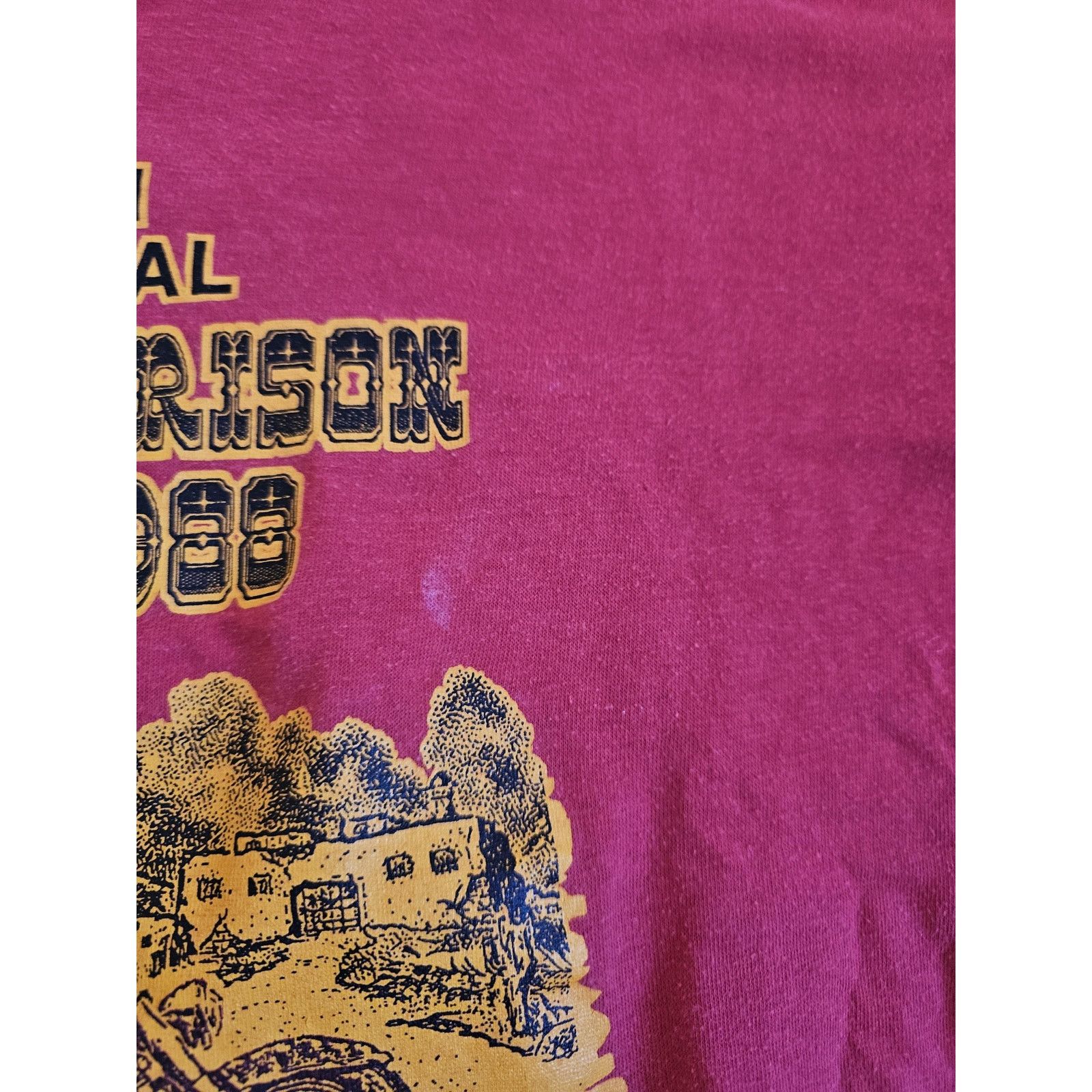 Other 80s Harley Davidson Yuma Prison Run Squirrels Red Shirt Sz M Size US M / EU 48-50 / 2 - 6 Thumbnail