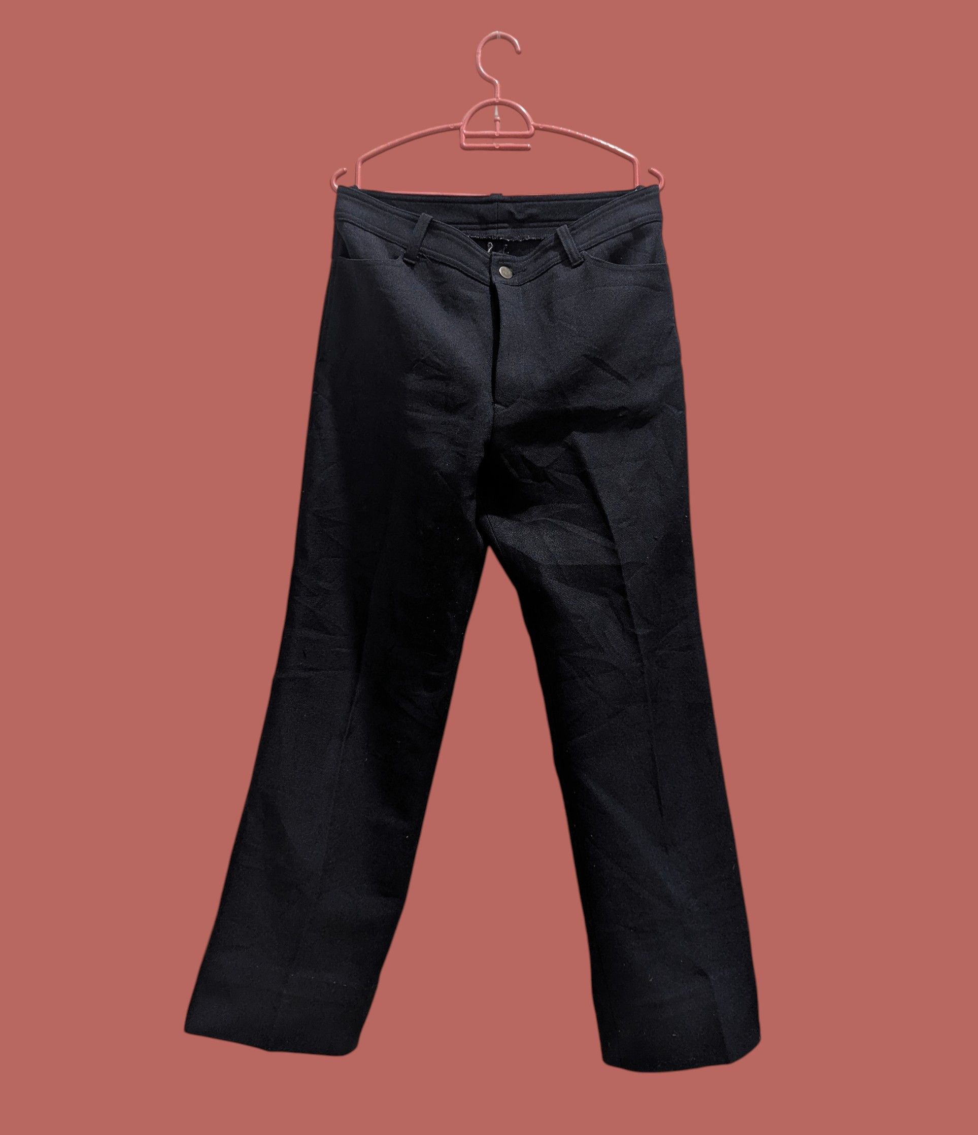 Japanese Brand Vintage black pants sta-prest style Size 32" / US 10 / IT 46 - 1 Thumbnail