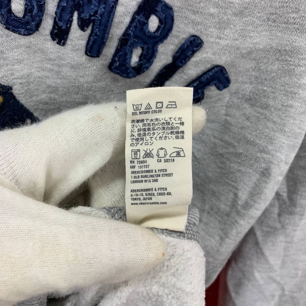 Abercrombie & Fitch ABERCROMBIE AND FITCH Hoodie Pullover #2082/14 Size US XS / EU 42 / 0 - 6 Thumbnail
